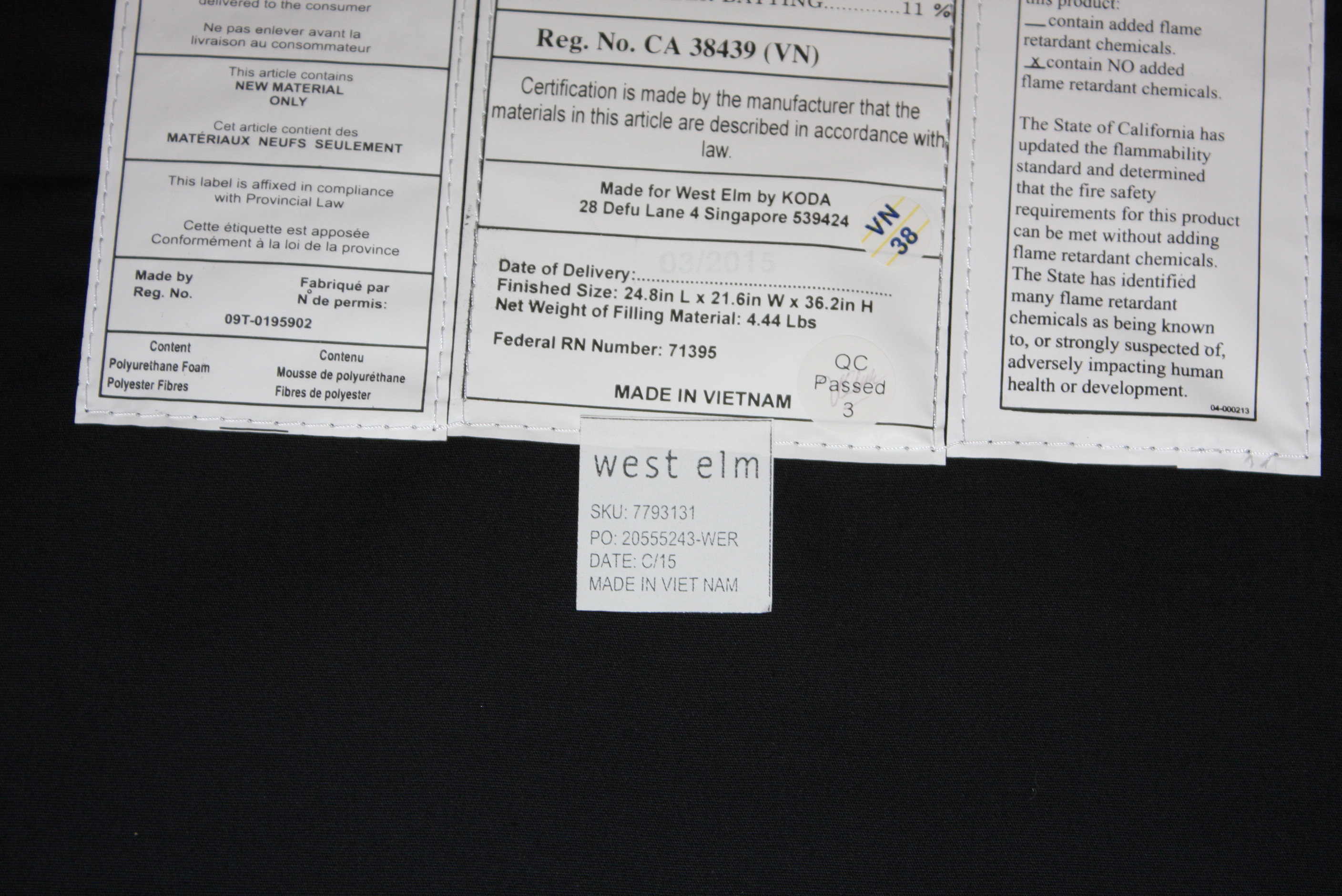 Set of Modern Style Dining Chairs by West Elm