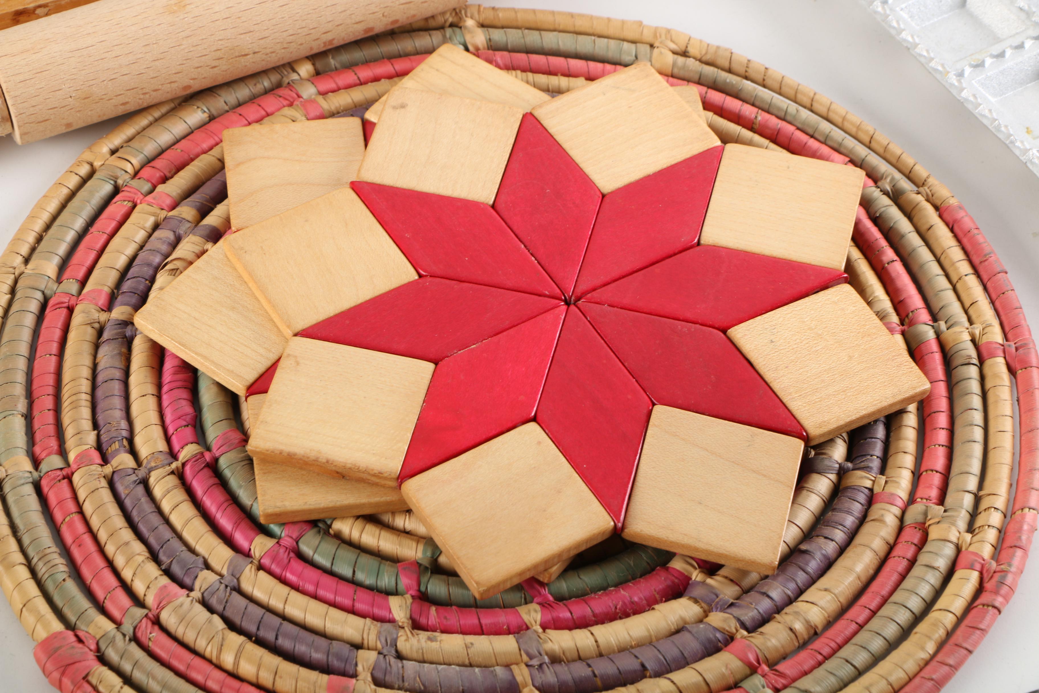 Vintage Kitchen Gadgets Including Mirro Aluminum Pastry Press