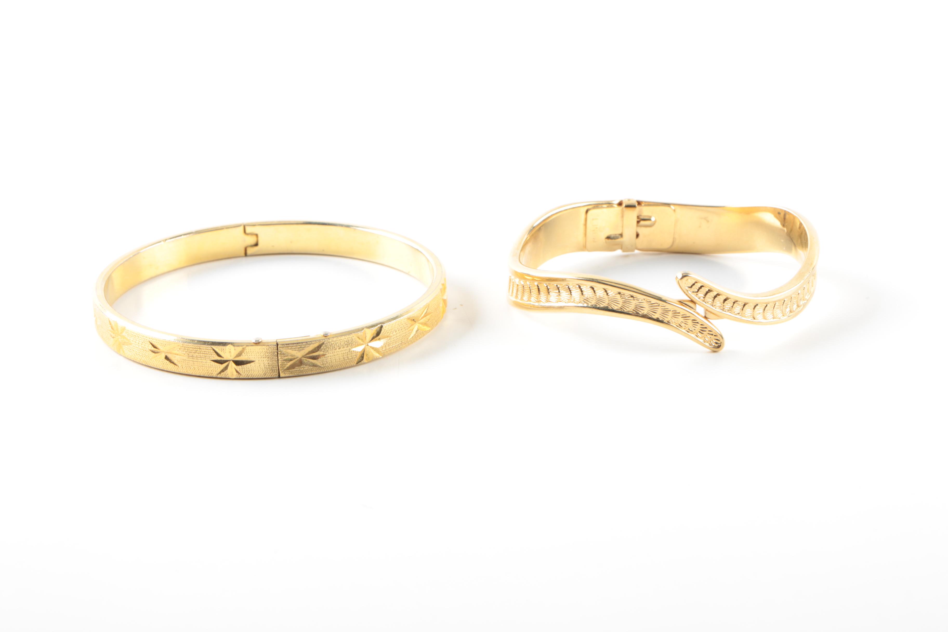 Assortment of Gold Toned Costume With Imitation Pearl Featuring Designer Pieces