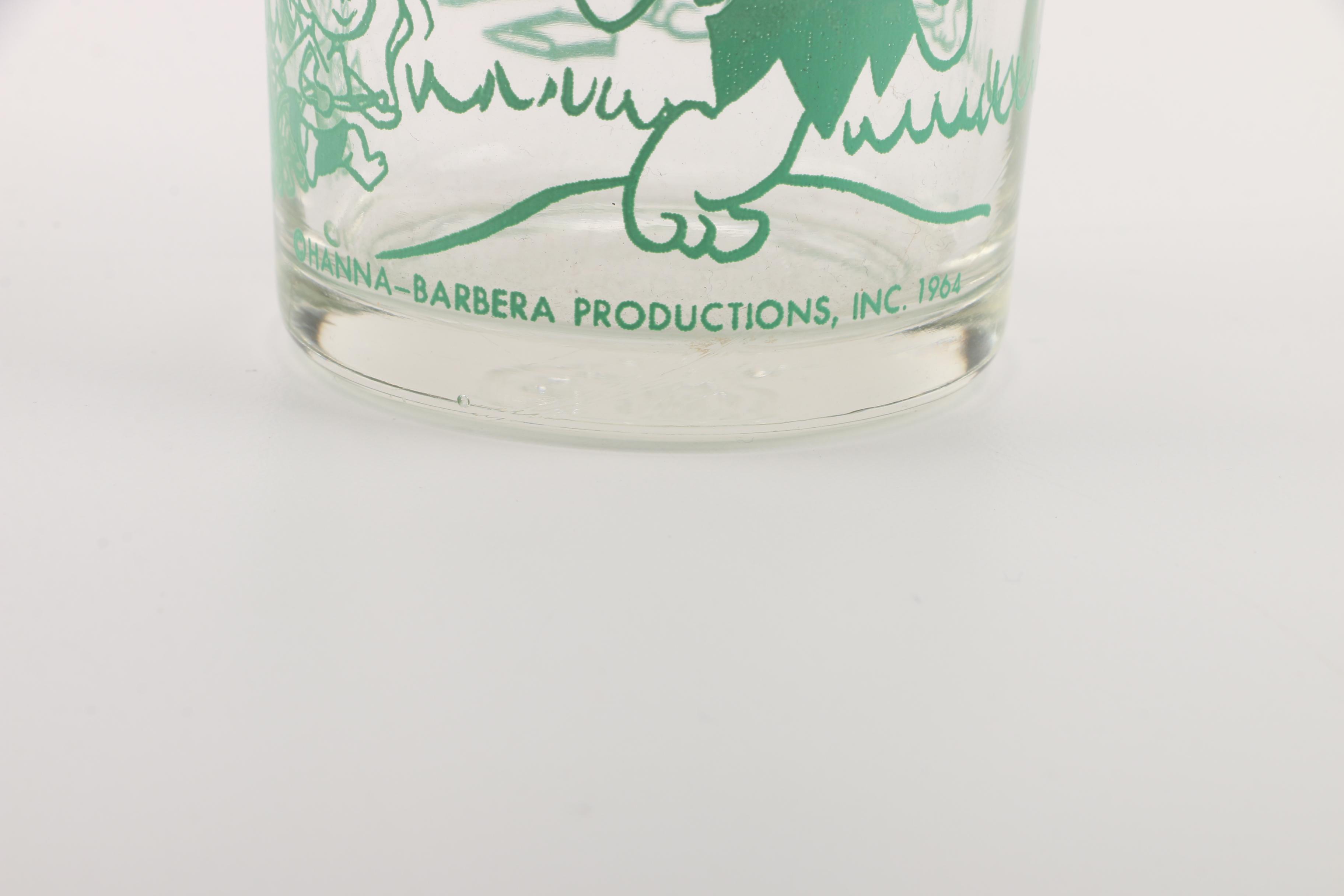 Vintage Cartoon Juice Glasses Including Archie Comics and Warner Brothers