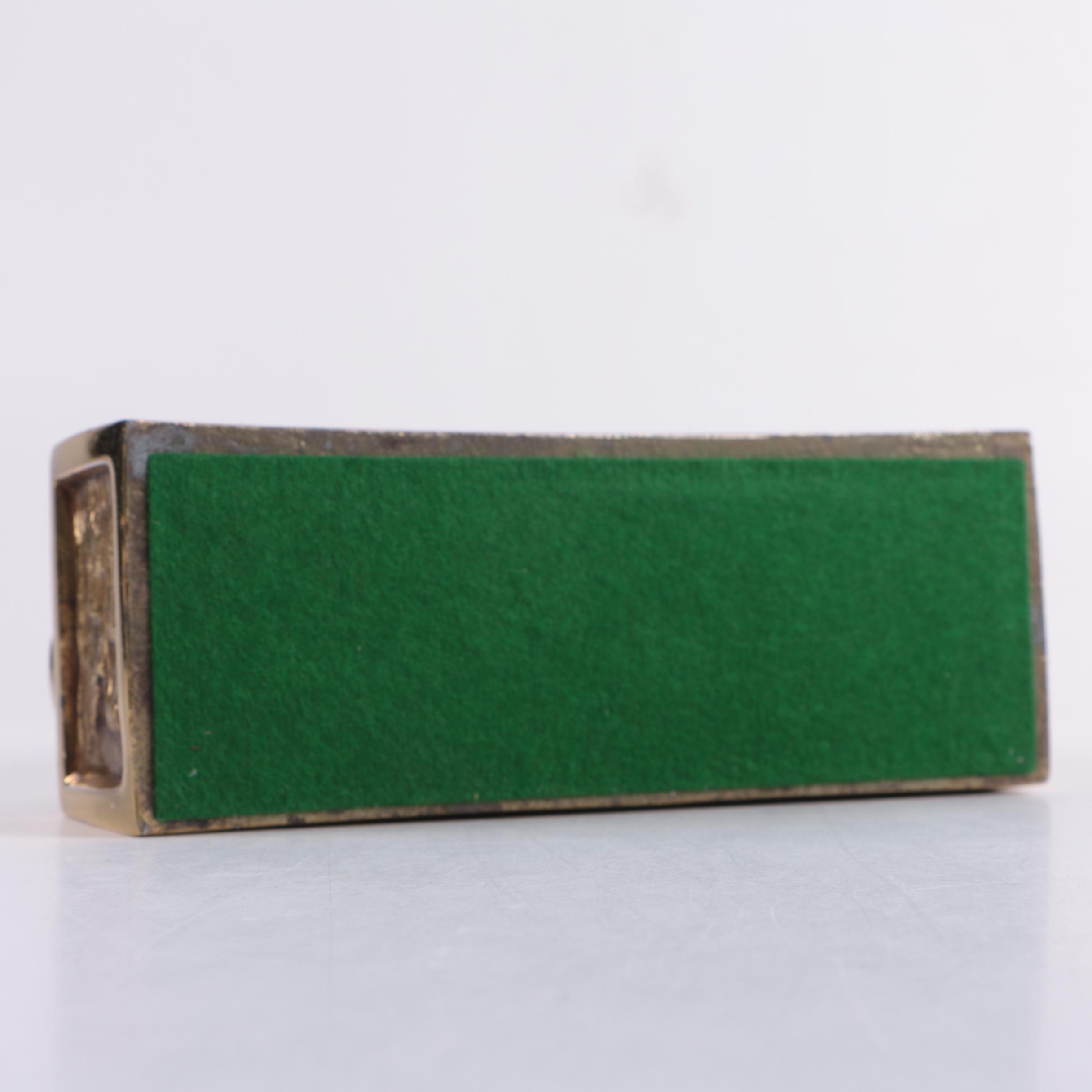 Metal Recumbent Lion Bookends