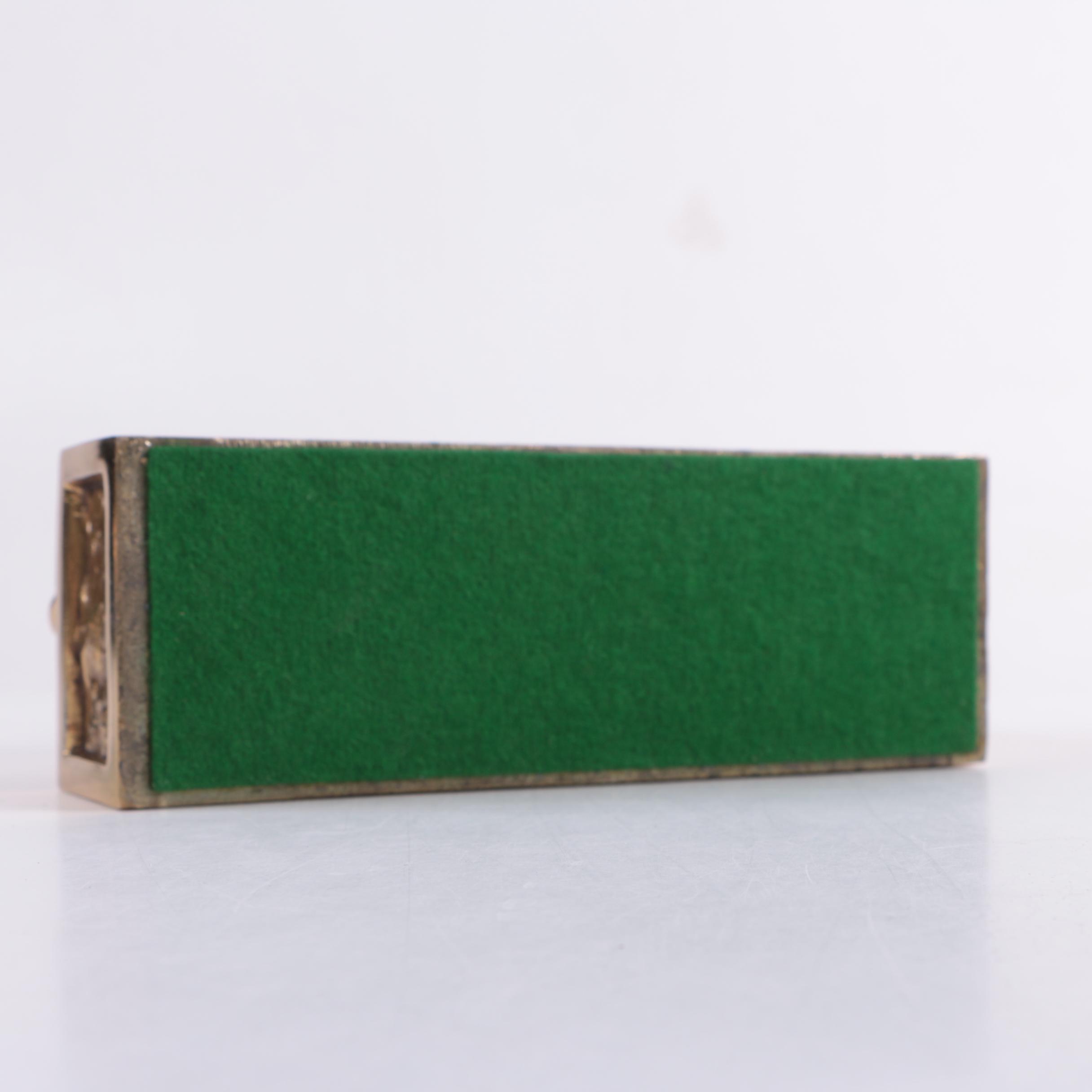 Metal Recumbent Lion Bookends