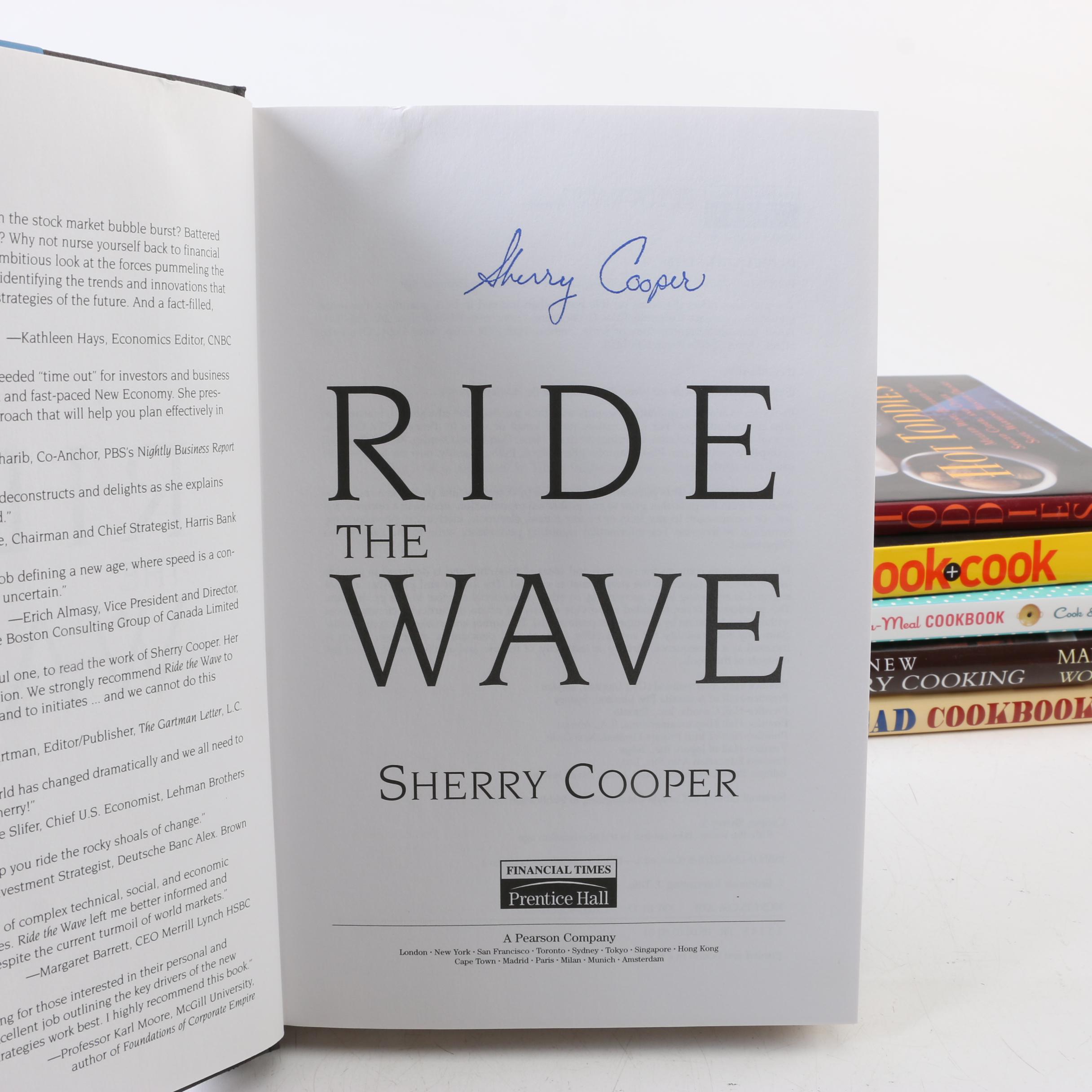 Modern Cookbooks Including Signed "Weeknight Grilling with the BBQ Queens"