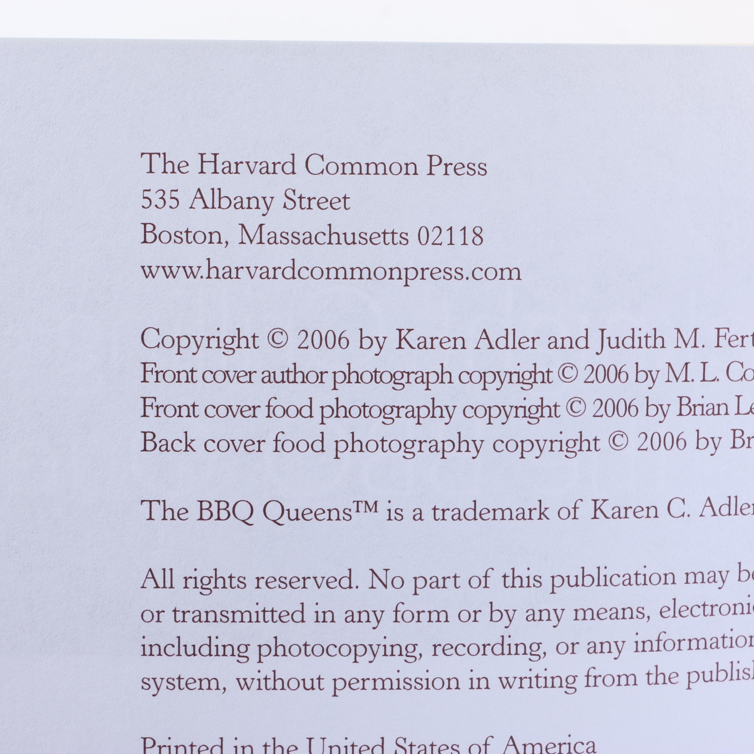 Modern Cookbooks Including Signed "Weeknight Grilling with the BBQ Queens"