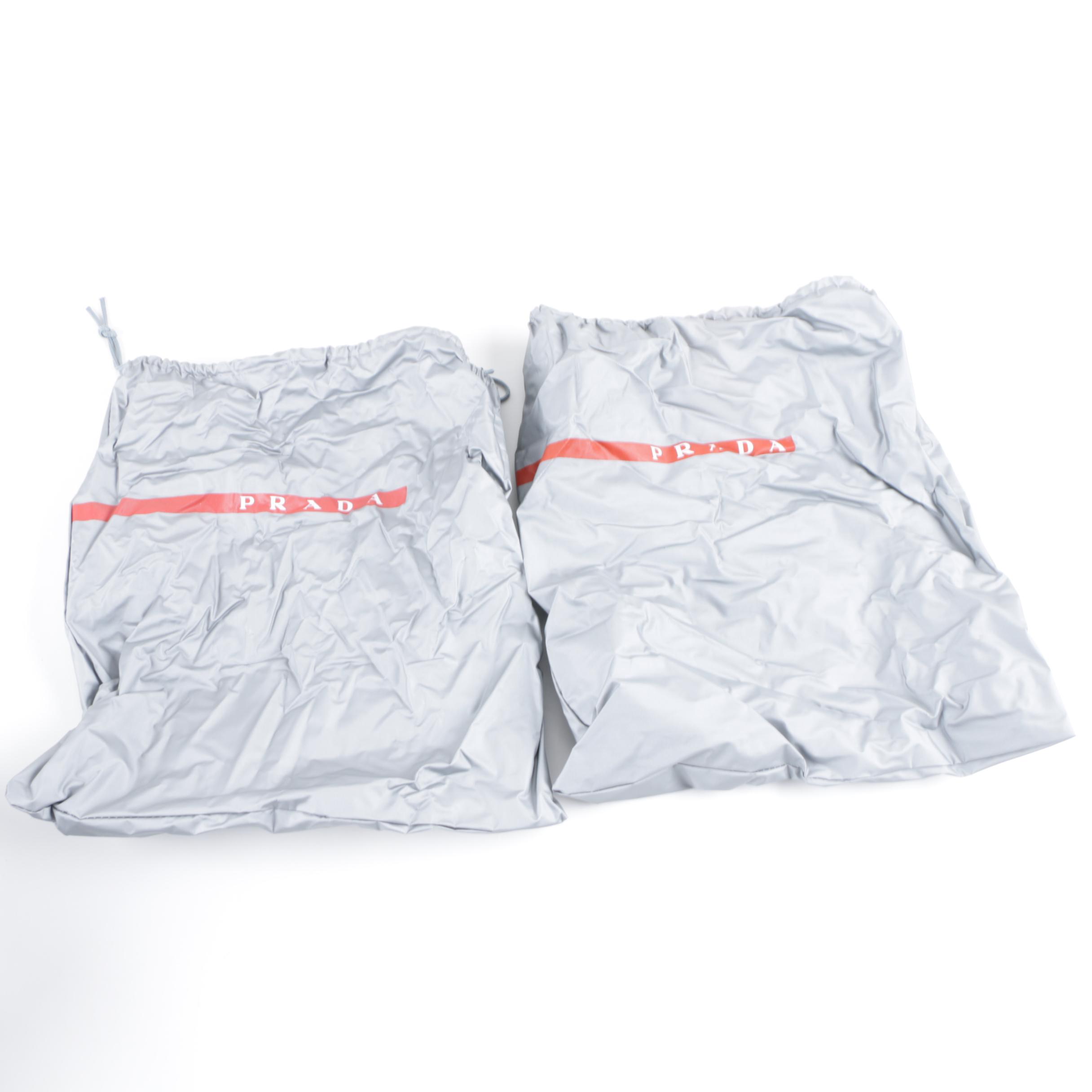 Prada Black Leather Kitten Heel Mules and Mary Janes