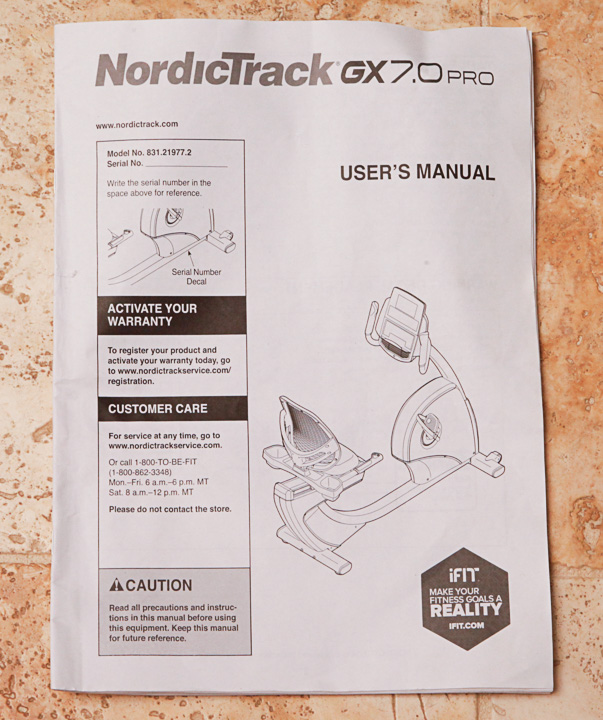NordicTrack GX 7.0 Pro Recumbent Bike