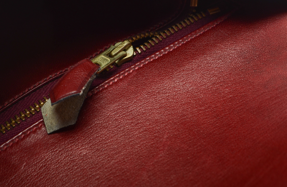 Vintage Hermès Box Calf Leather Constance Handbag