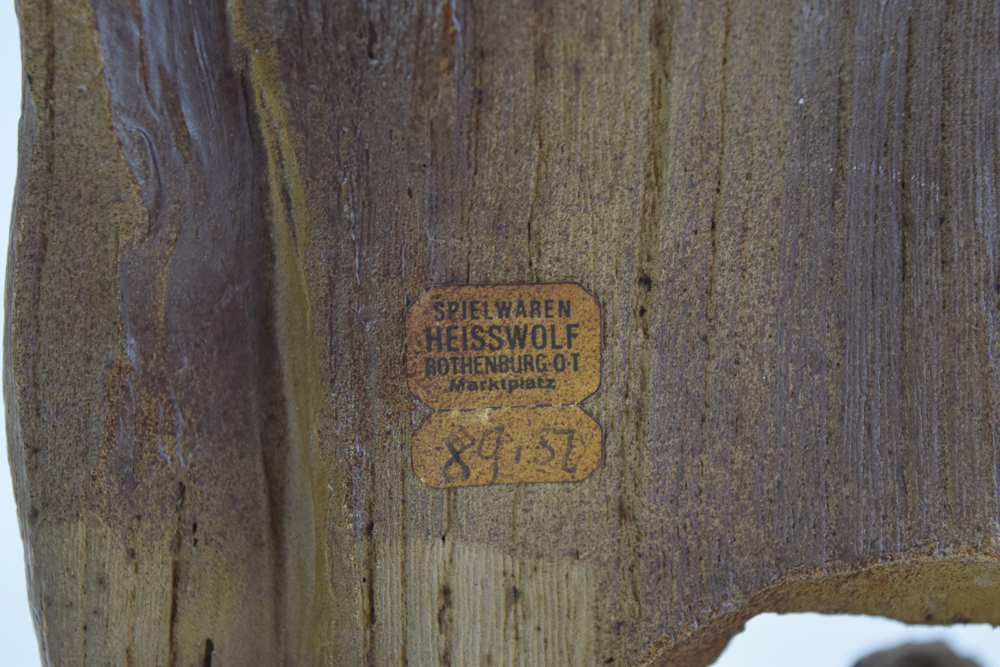 Vintage Heisswolf Hand Carved Wooden Nativity Scene