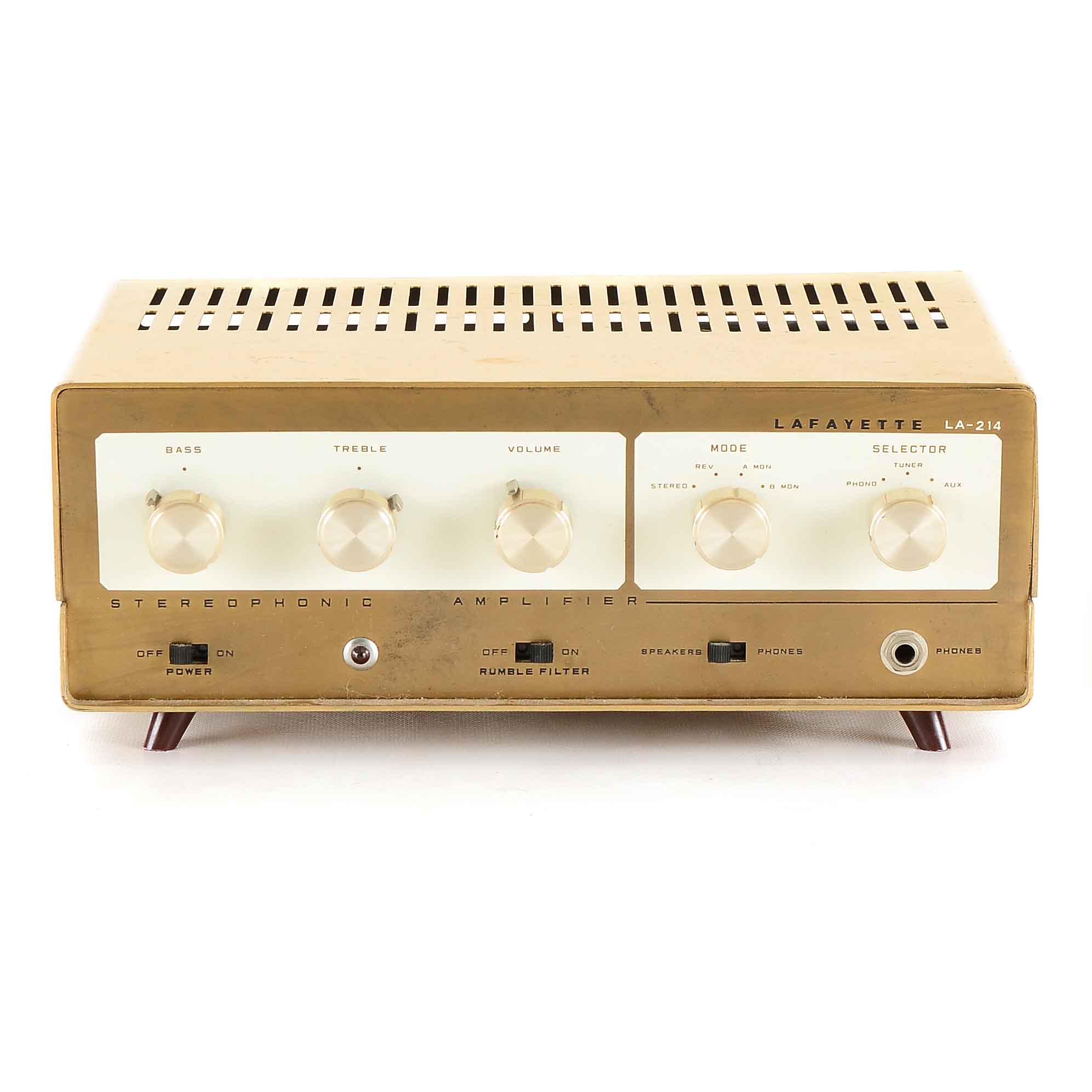 1960s Lafayette LA-214 Stereo Tube Amplifier