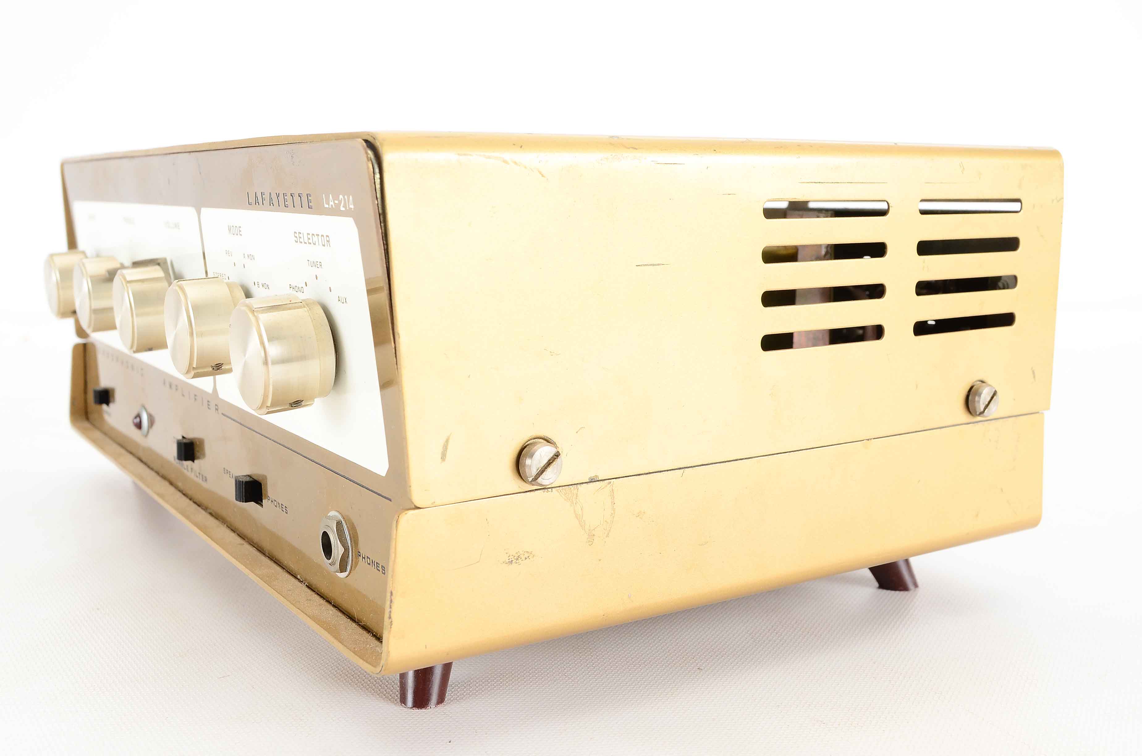 1960s Lafayette LA-214 Stereo Tube Amplifier