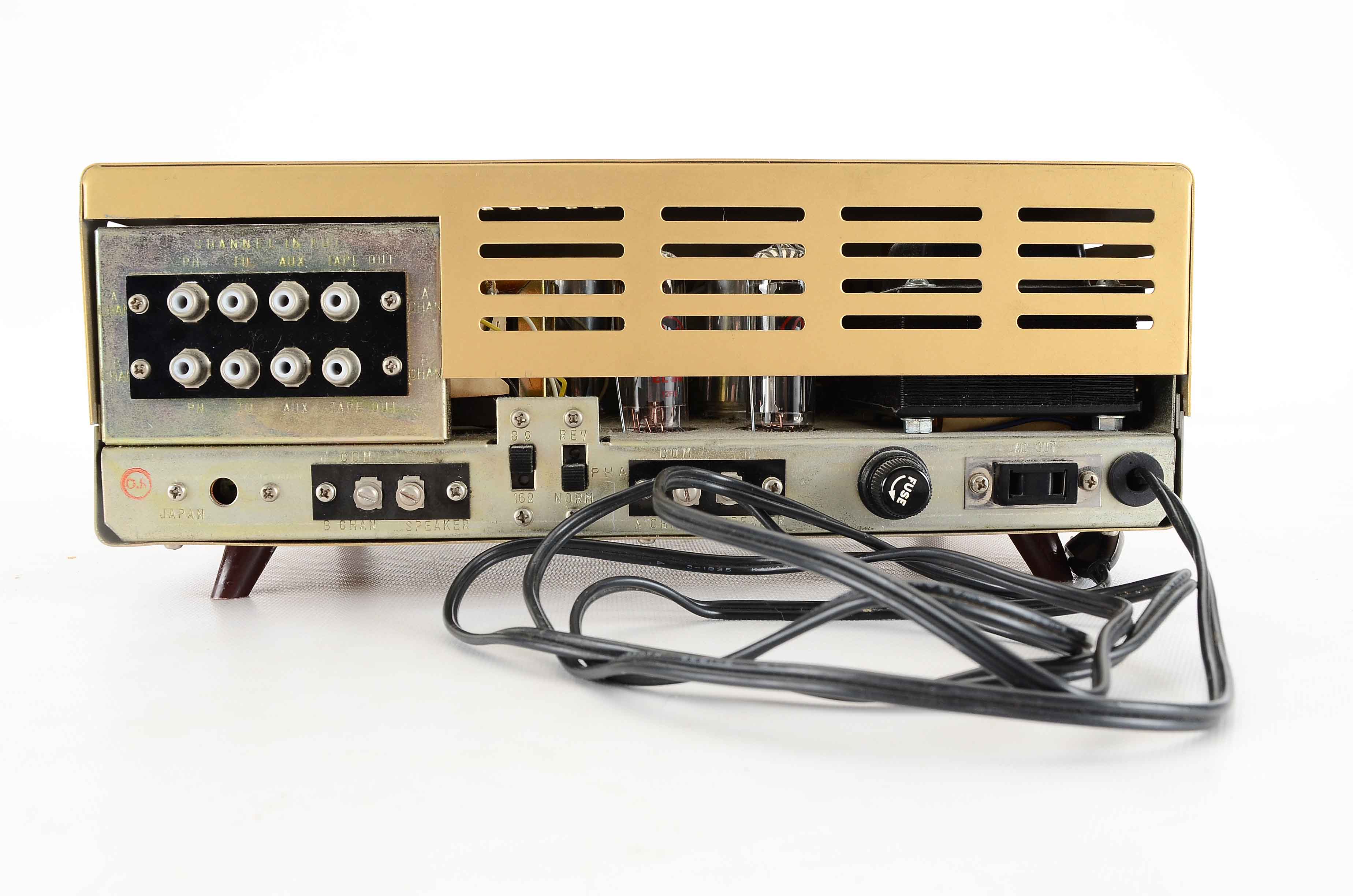1960s Lafayette LA-214 Stereo Tube Amplifier