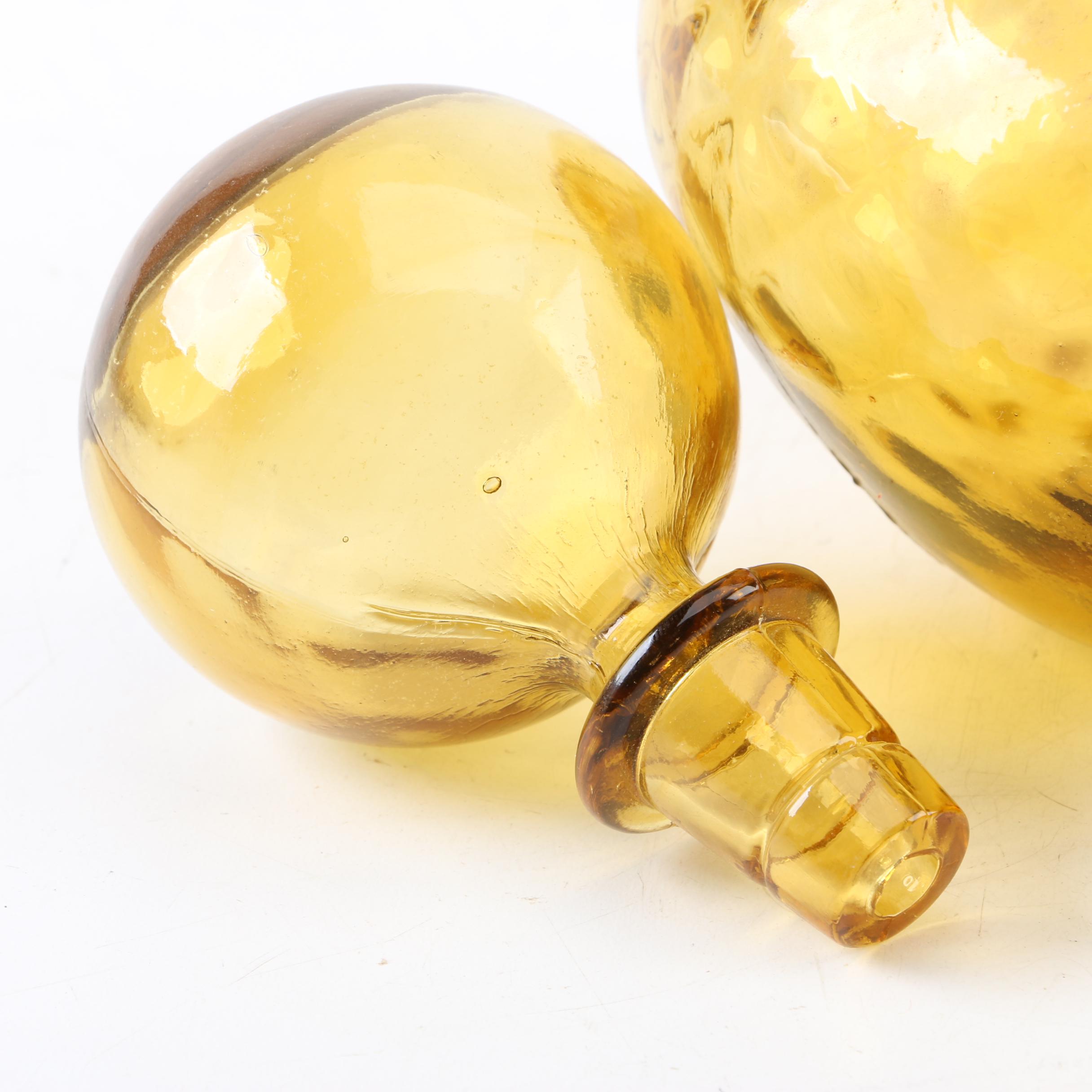 Vintage Rossini Italian Empoli Glass Decanter