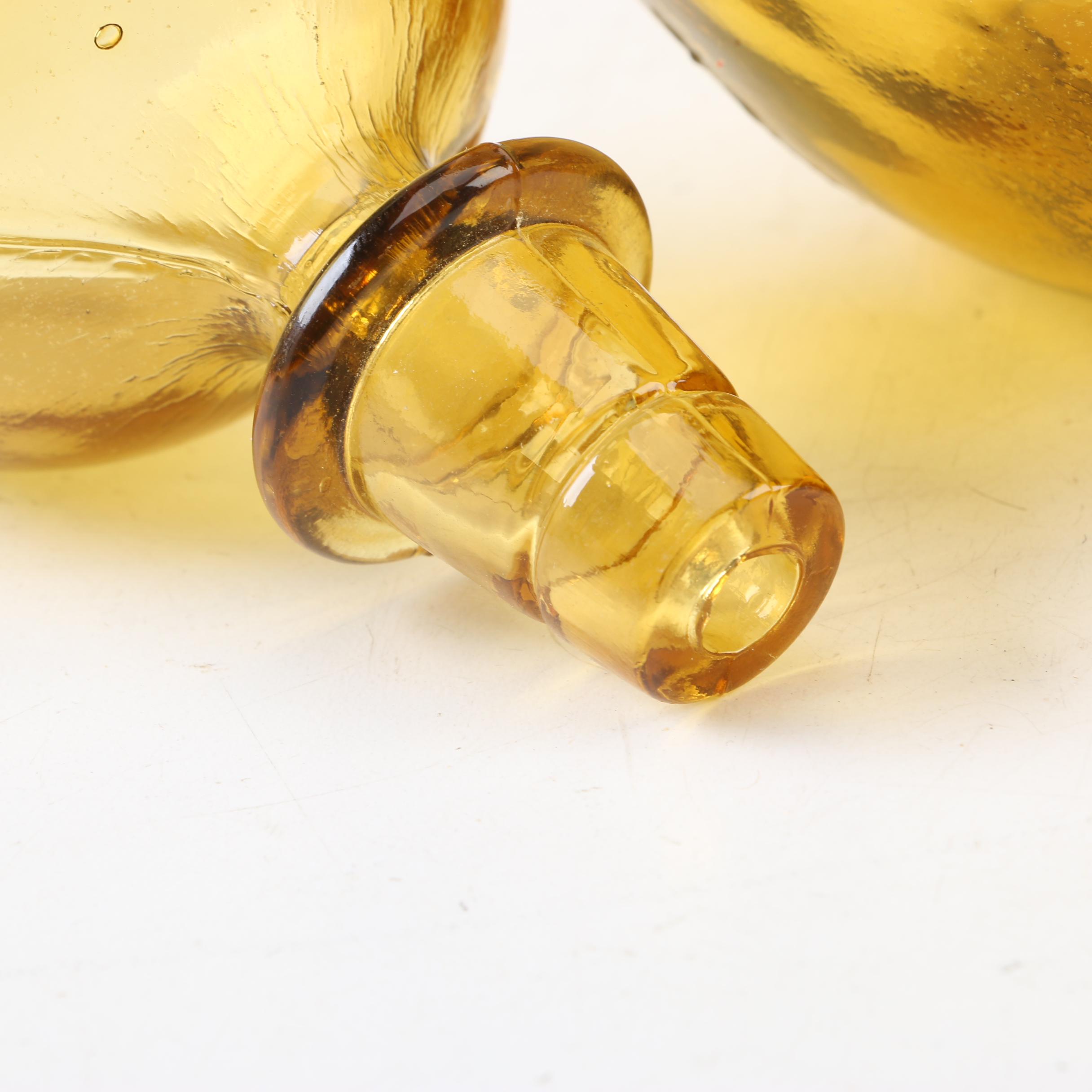 Vintage Rossini Italian Empoli Glass Decanter