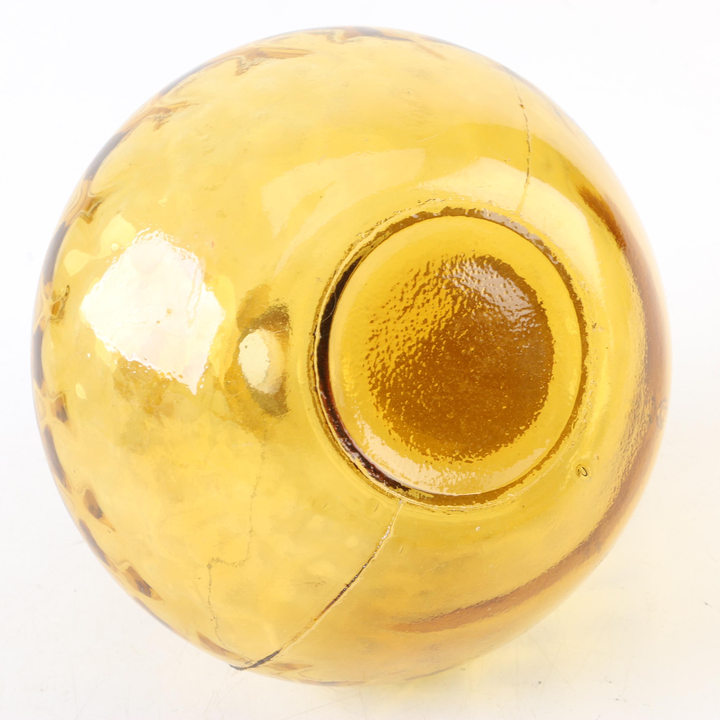 Vintage Rossini Italian Empoli Glass Decanter