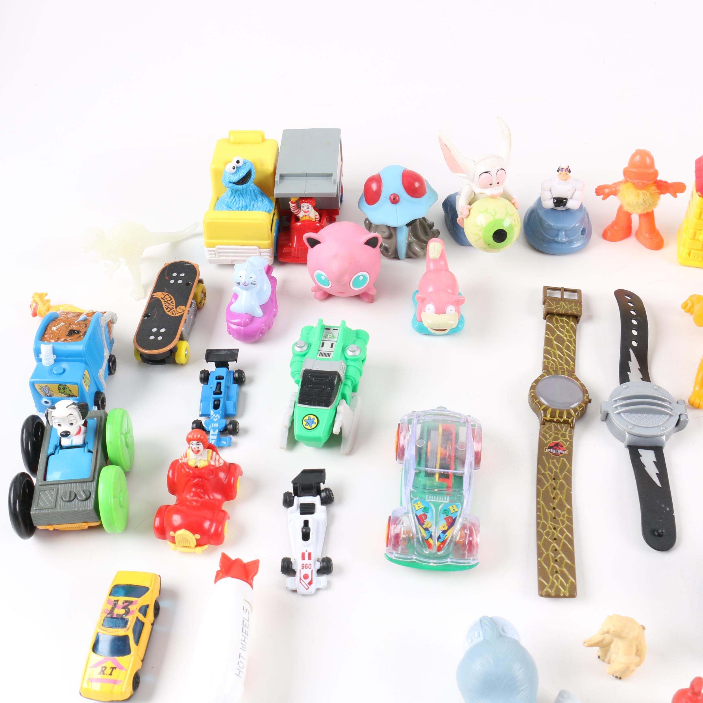 Toy Collection Including Disney, Felix the Cat, Pokémon, Beanie Babies