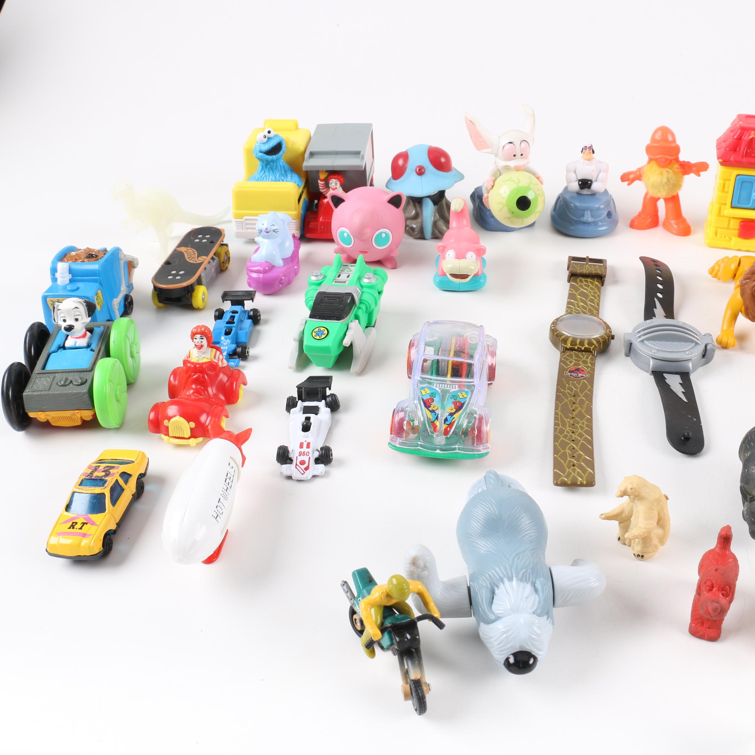 Toy Collection Including Disney, Felix the Cat, Pokémon, Beanie Babies