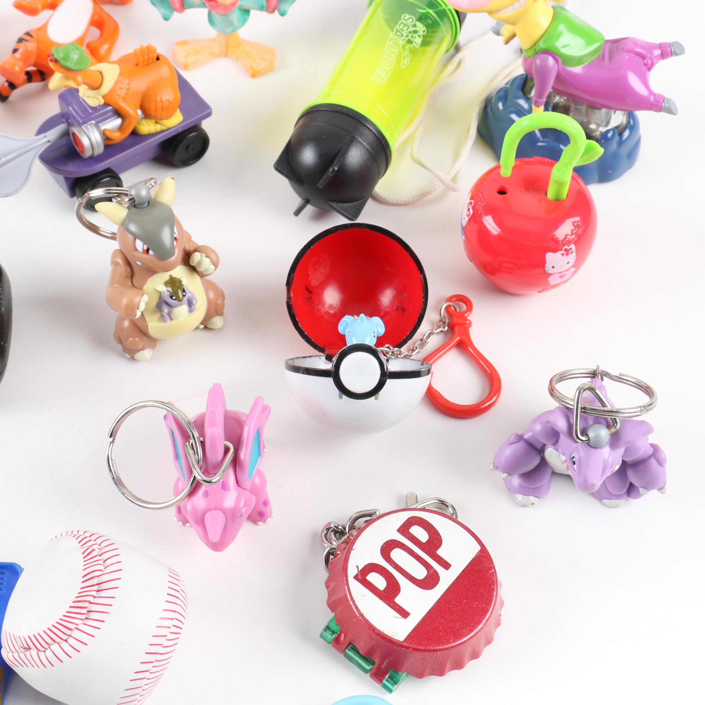 Toy Collection Including Disney, Felix the Cat, Pokémon, Beanie Babies