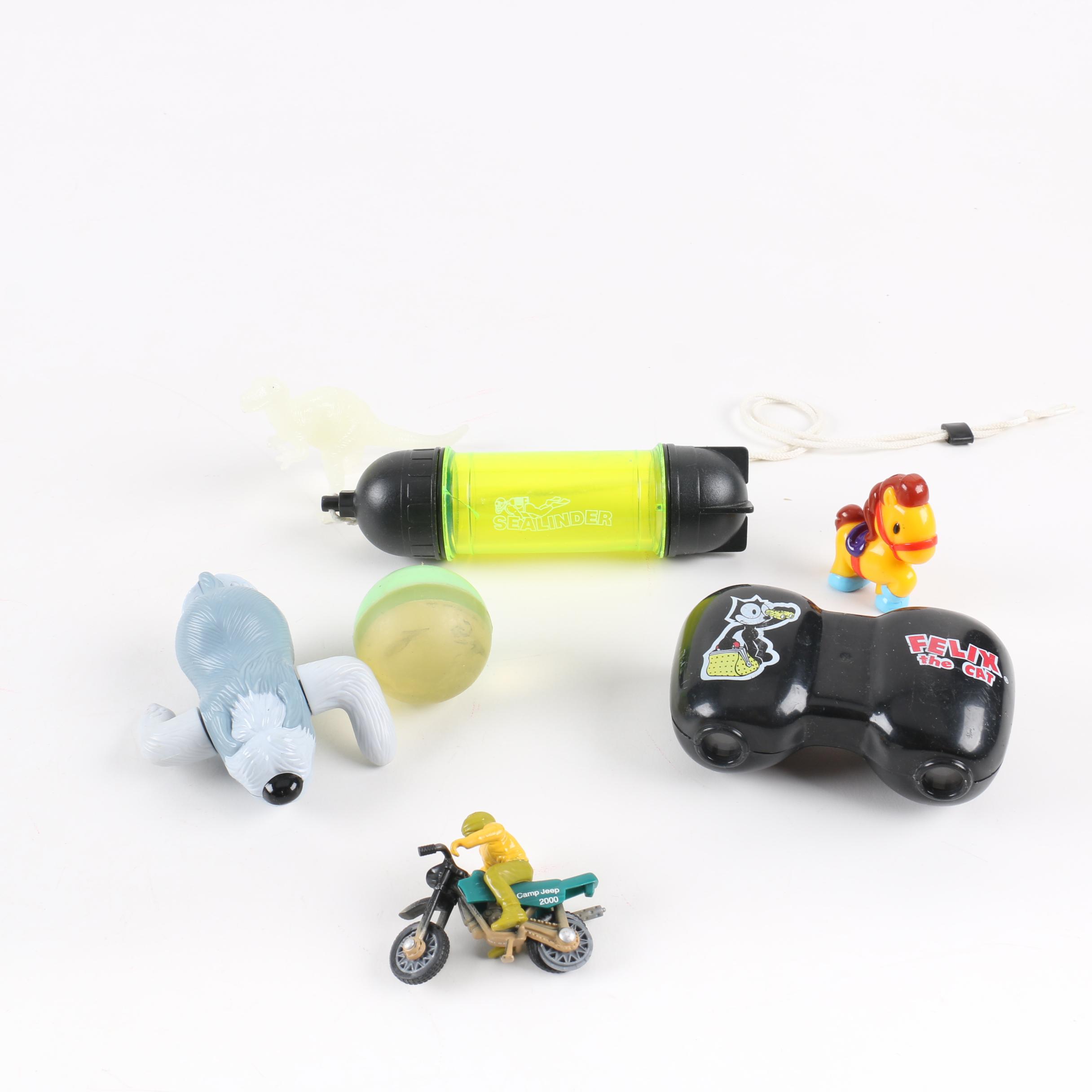 Toy Collection Including Disney, Felix the Cat, Pokémon, Beanie Babies