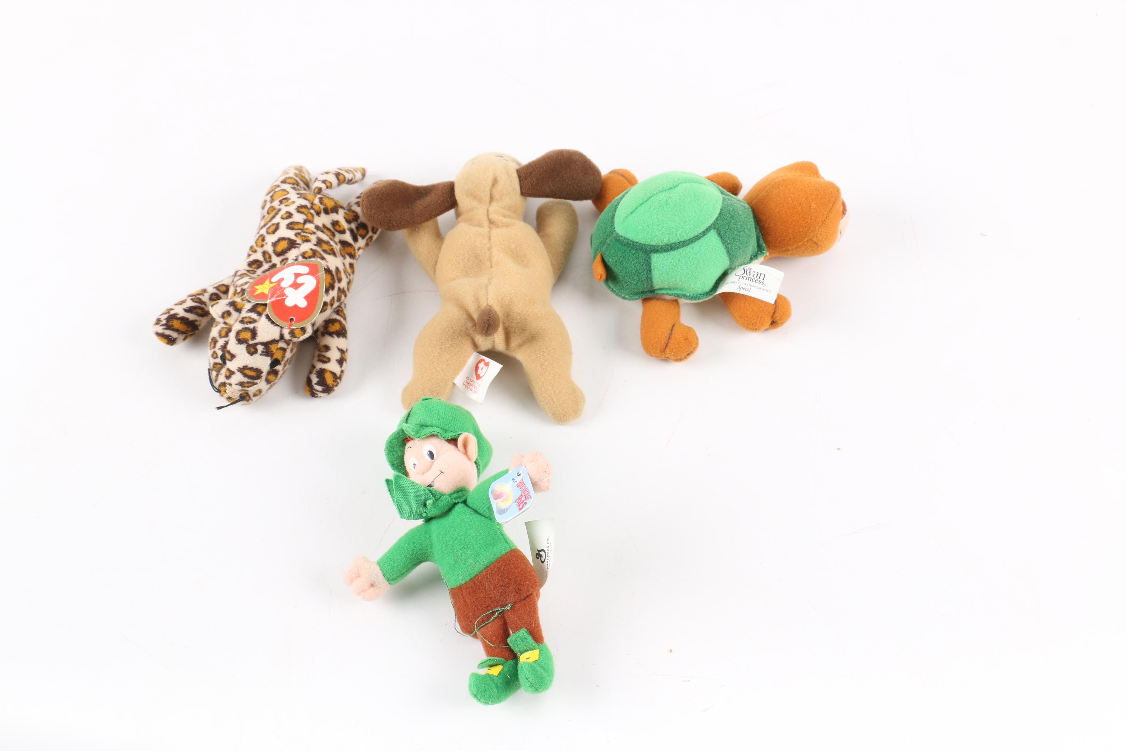 Toy Collection Including Disney, Felix the Cat, Pokémon, Beanie Babies