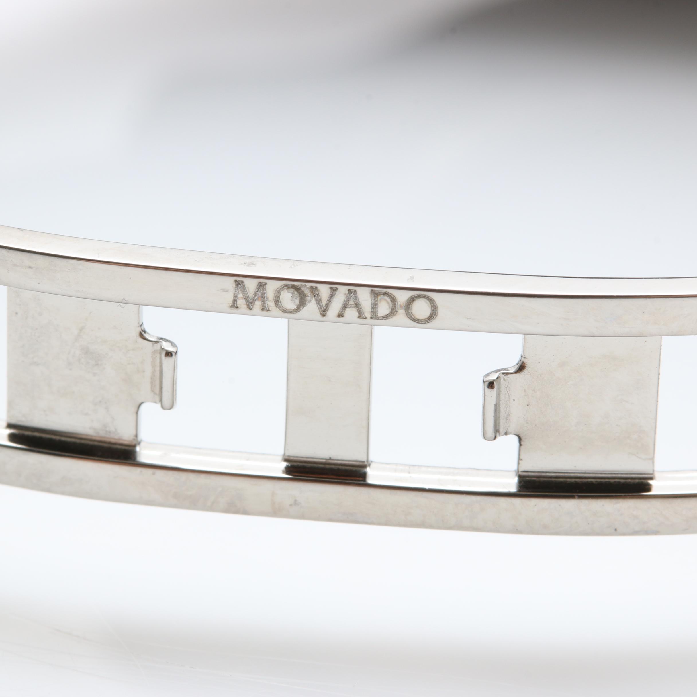 Movado Series 800 Black Chronograph Watch