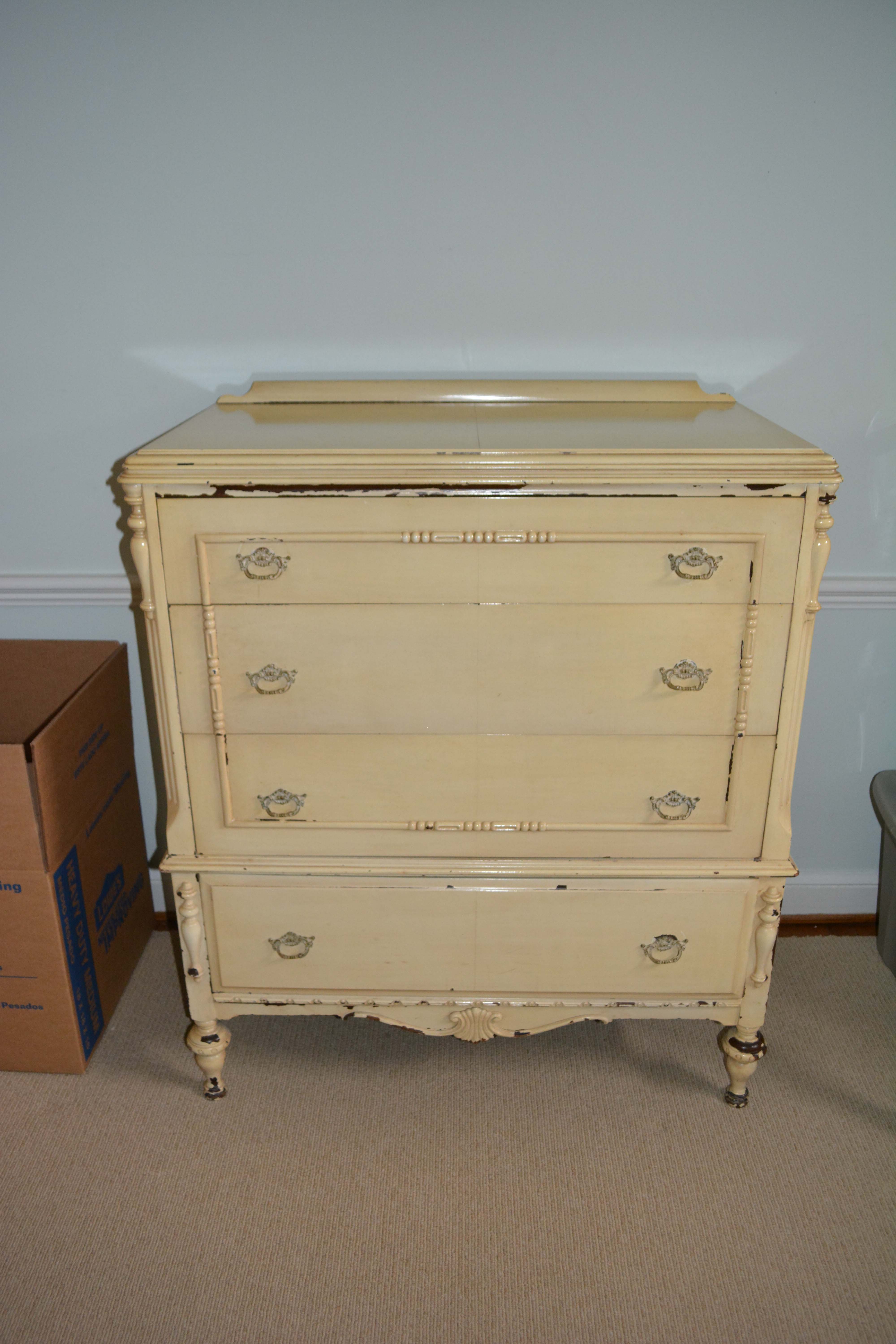 Yellow Chest of Drawers