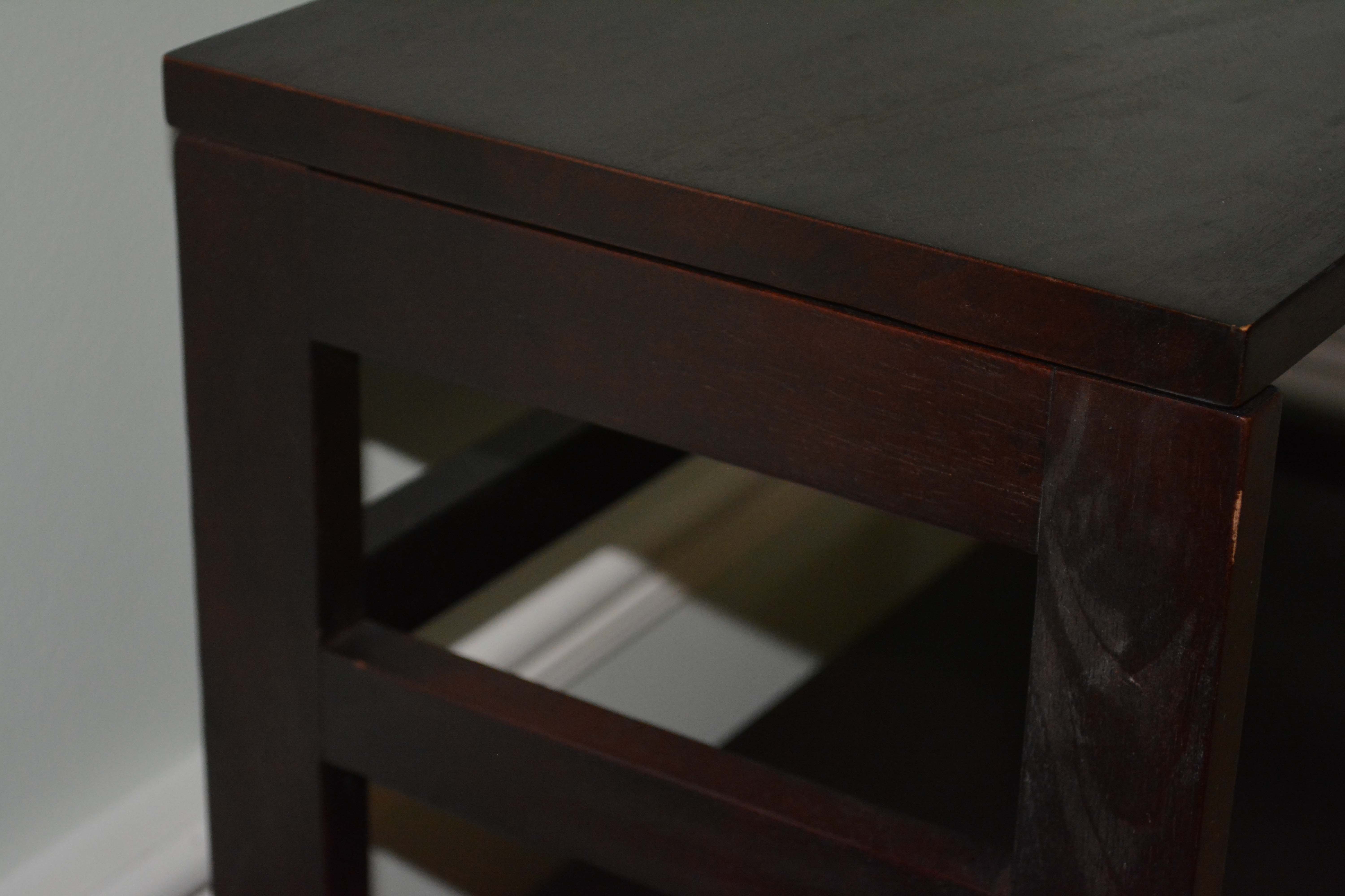 Open Shelving Unit with Two Baskets