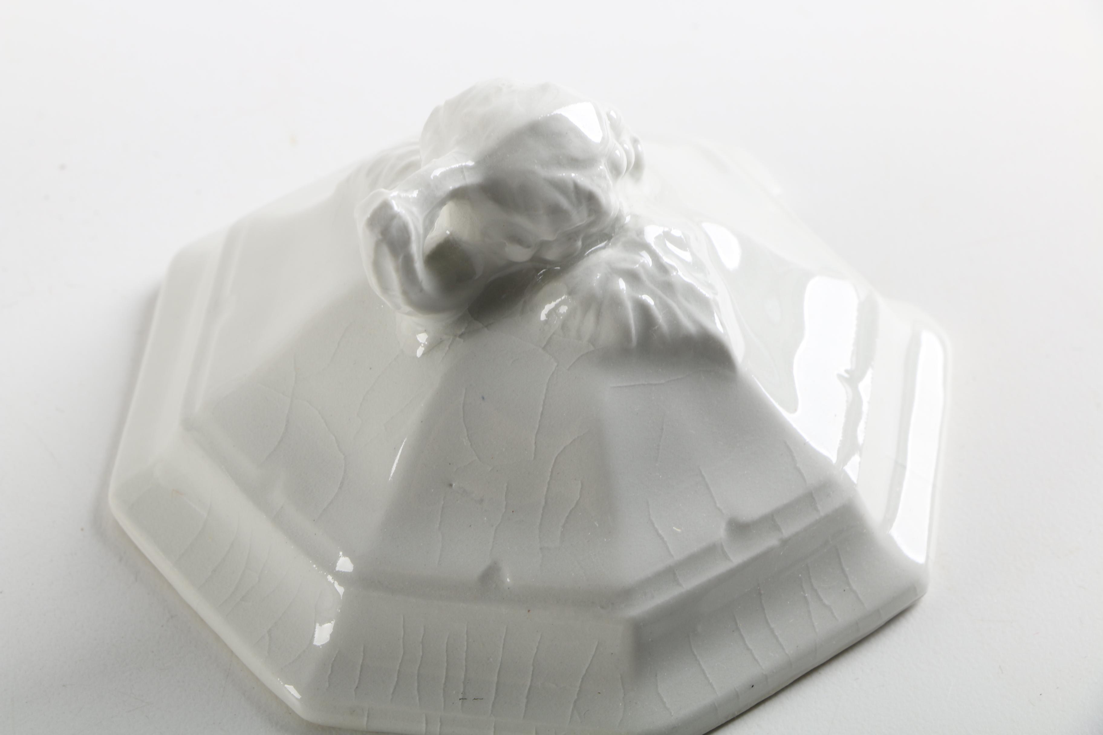 Vintage Red Cliff "Grape" Ironstone Serveware