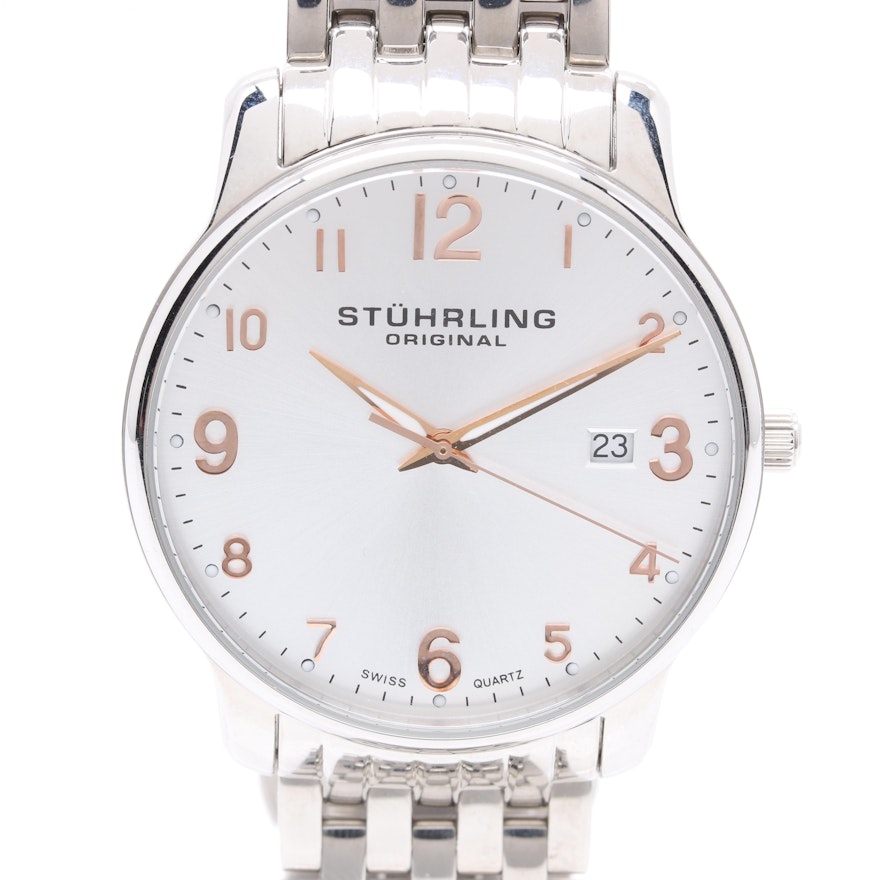 Stührling Original Stainless Steel Wristwatch