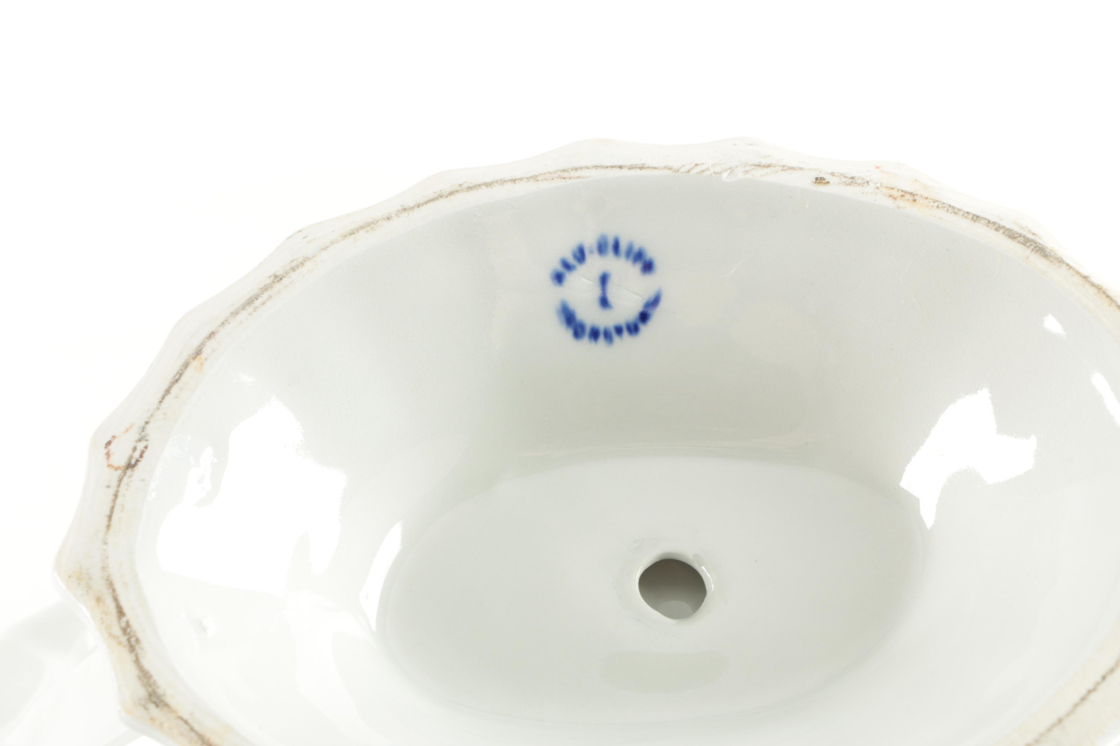 Vintage Red-Cliff Ironstone Soup Tureen