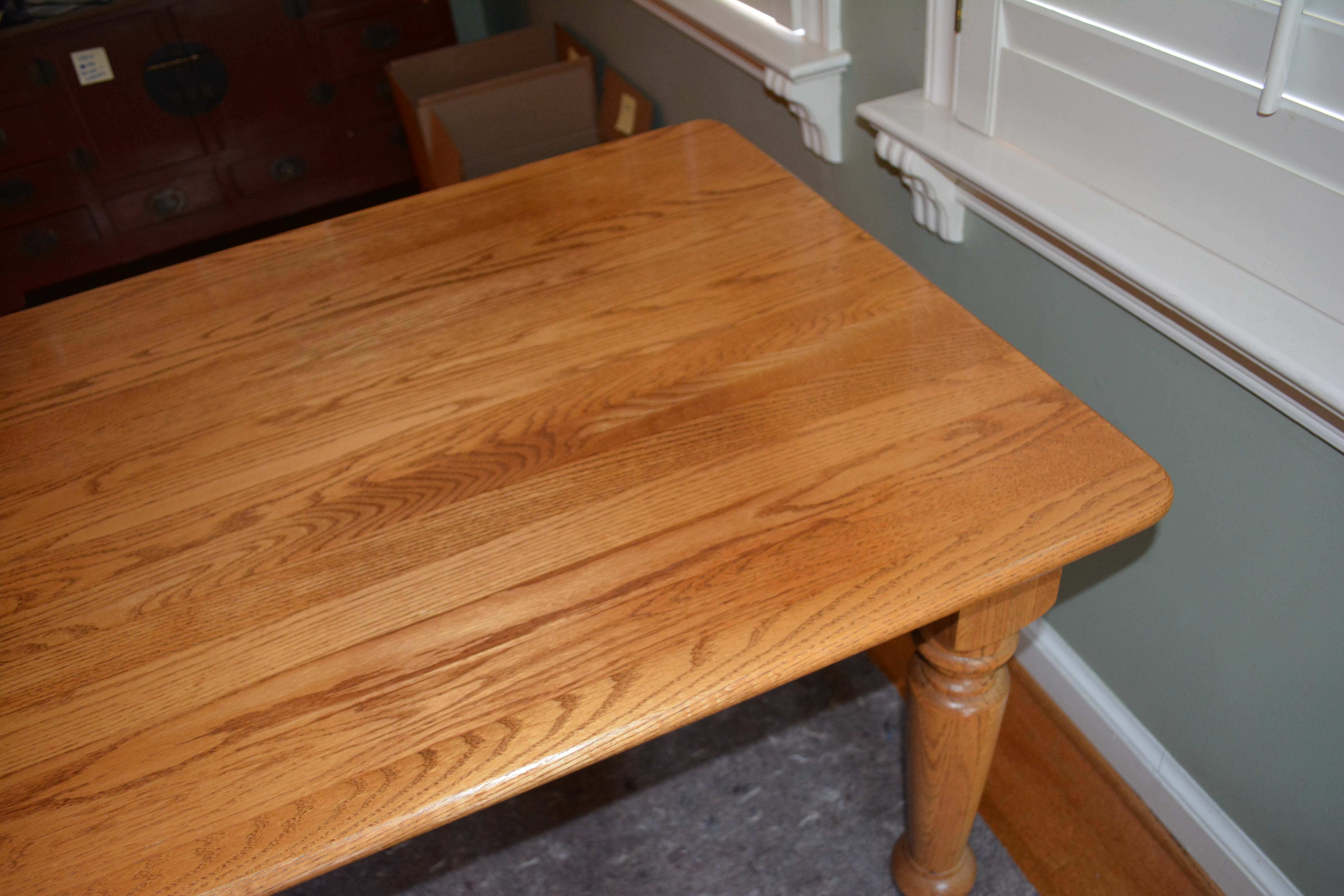 Vintage Oak Dining Table with Richardson Brothers Chairs