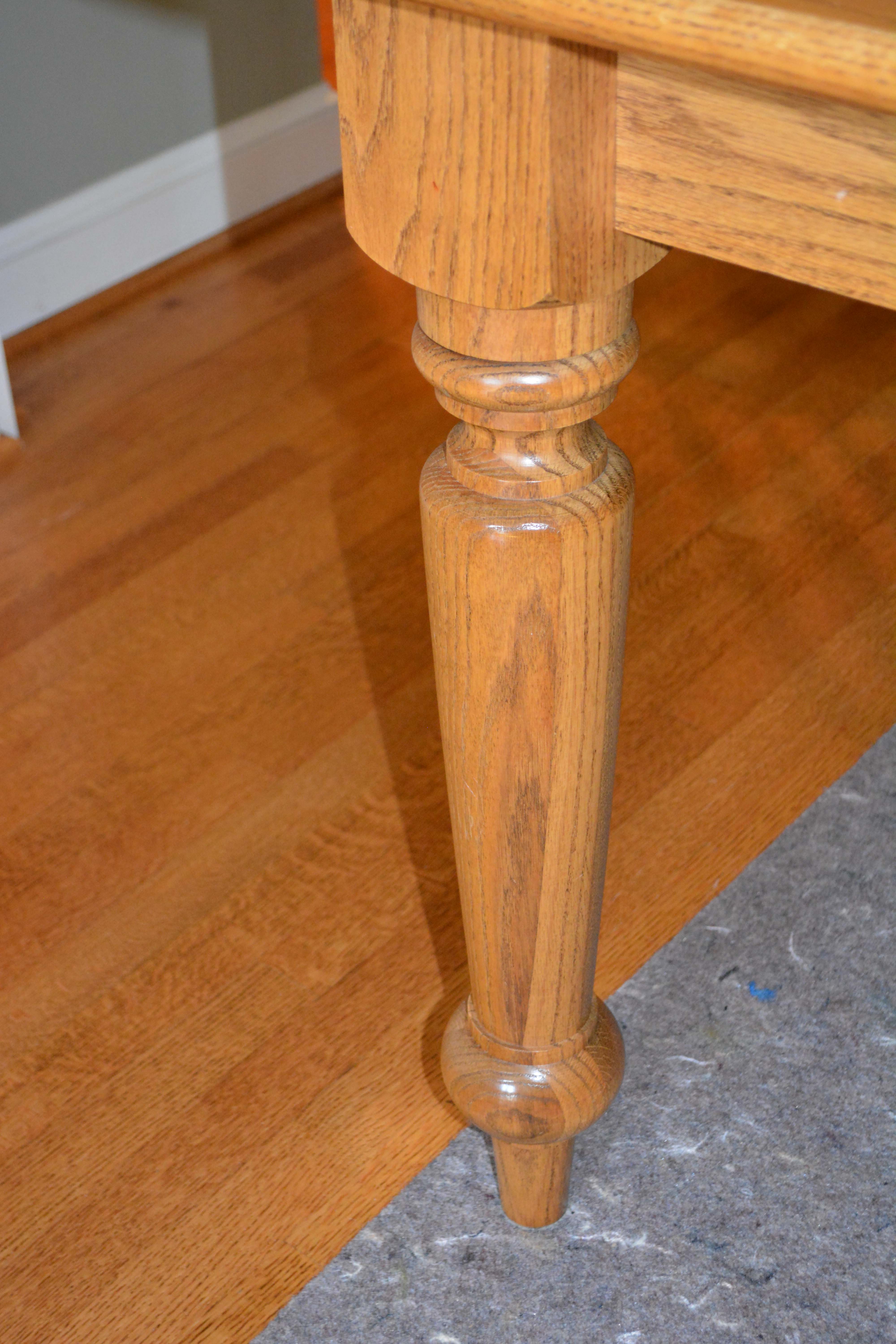 Vintage Oak Dining Table with Richardson Brothers Chairs