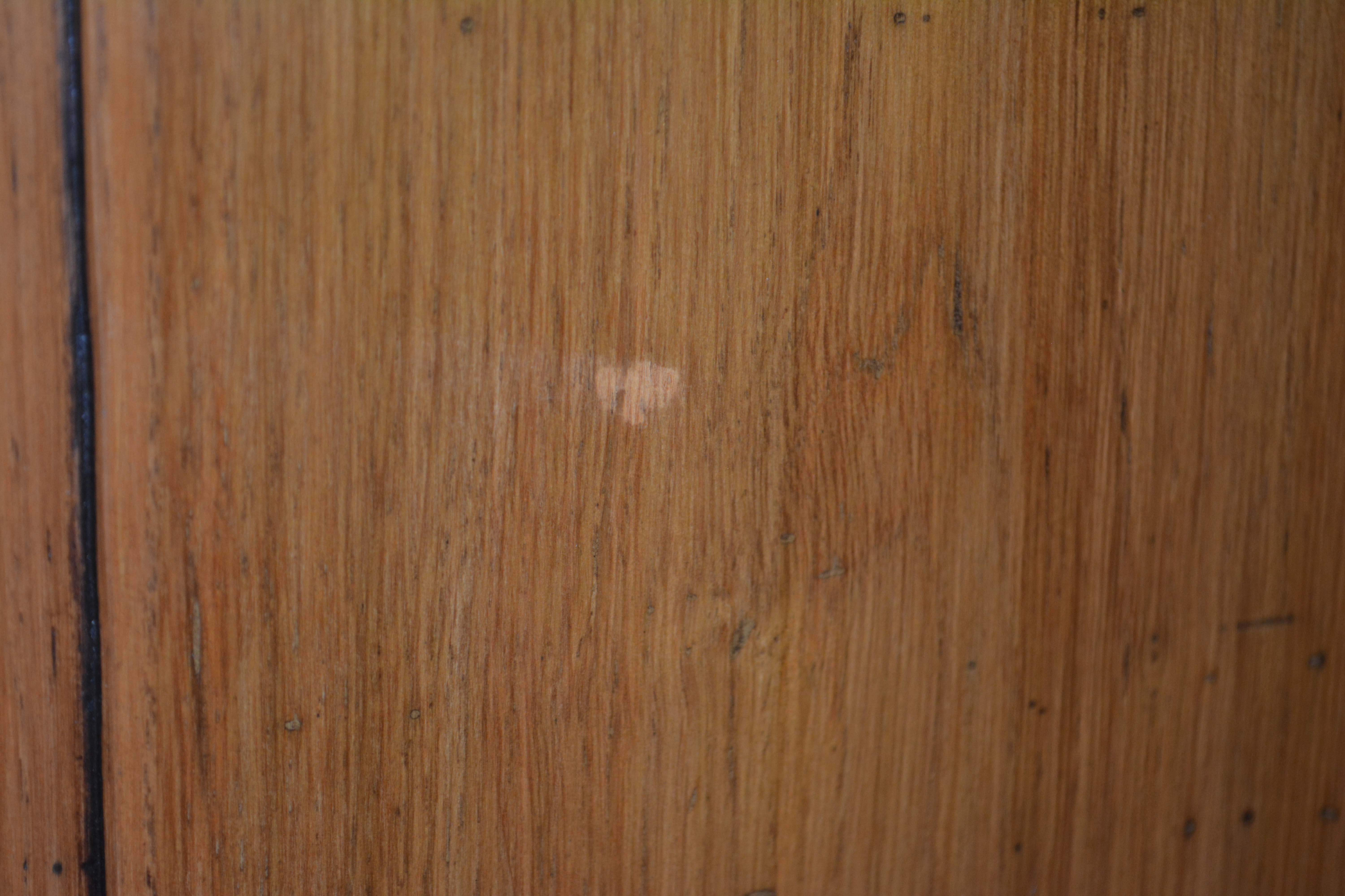 Antique Handmade Chinese Square-Cornered Elmwood Cabinet