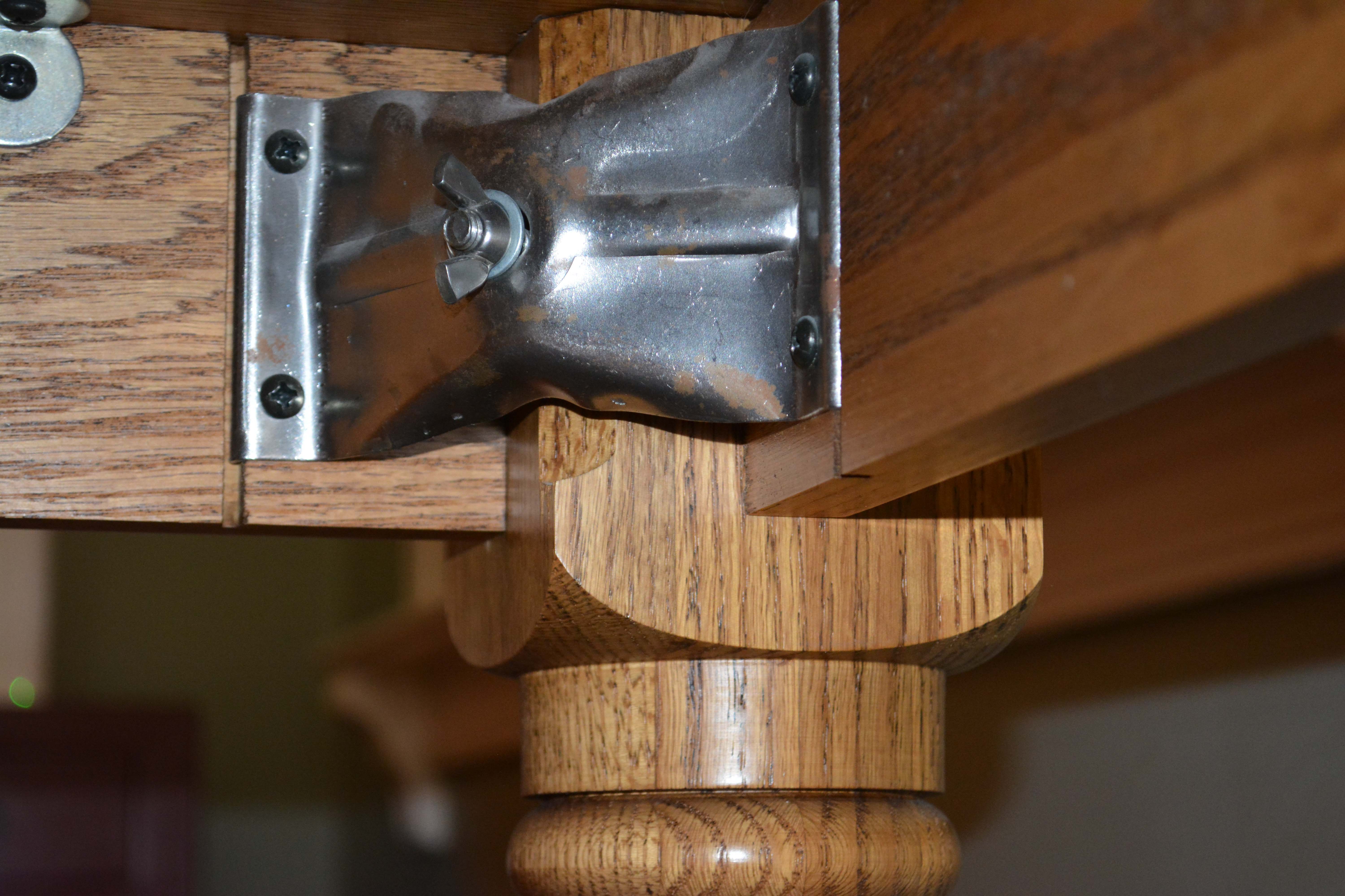 Vintage Oak Dining Table with Richardson Brothers Chairs