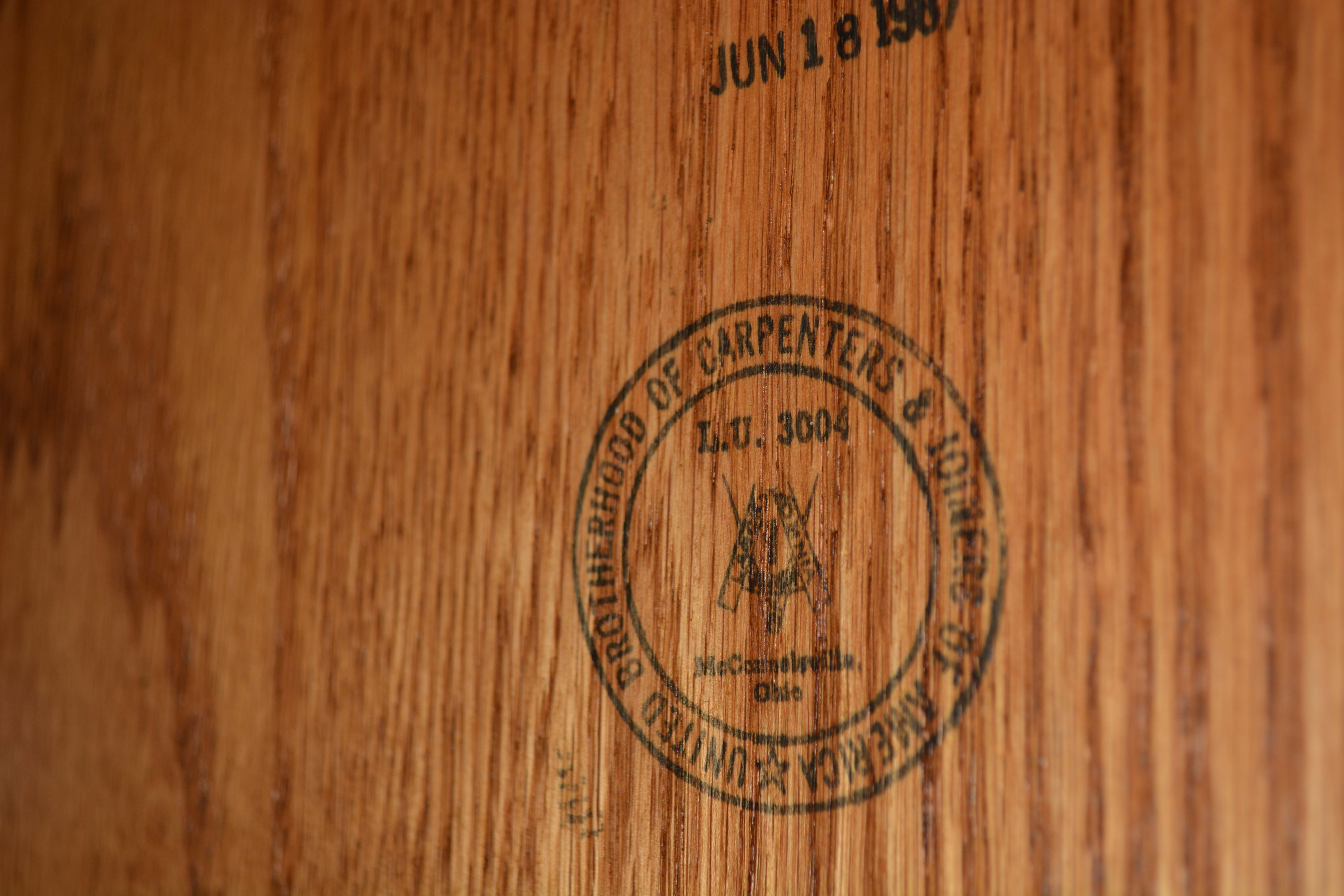 Vintage Oak Dining Table with Richardson Brothers Chairs