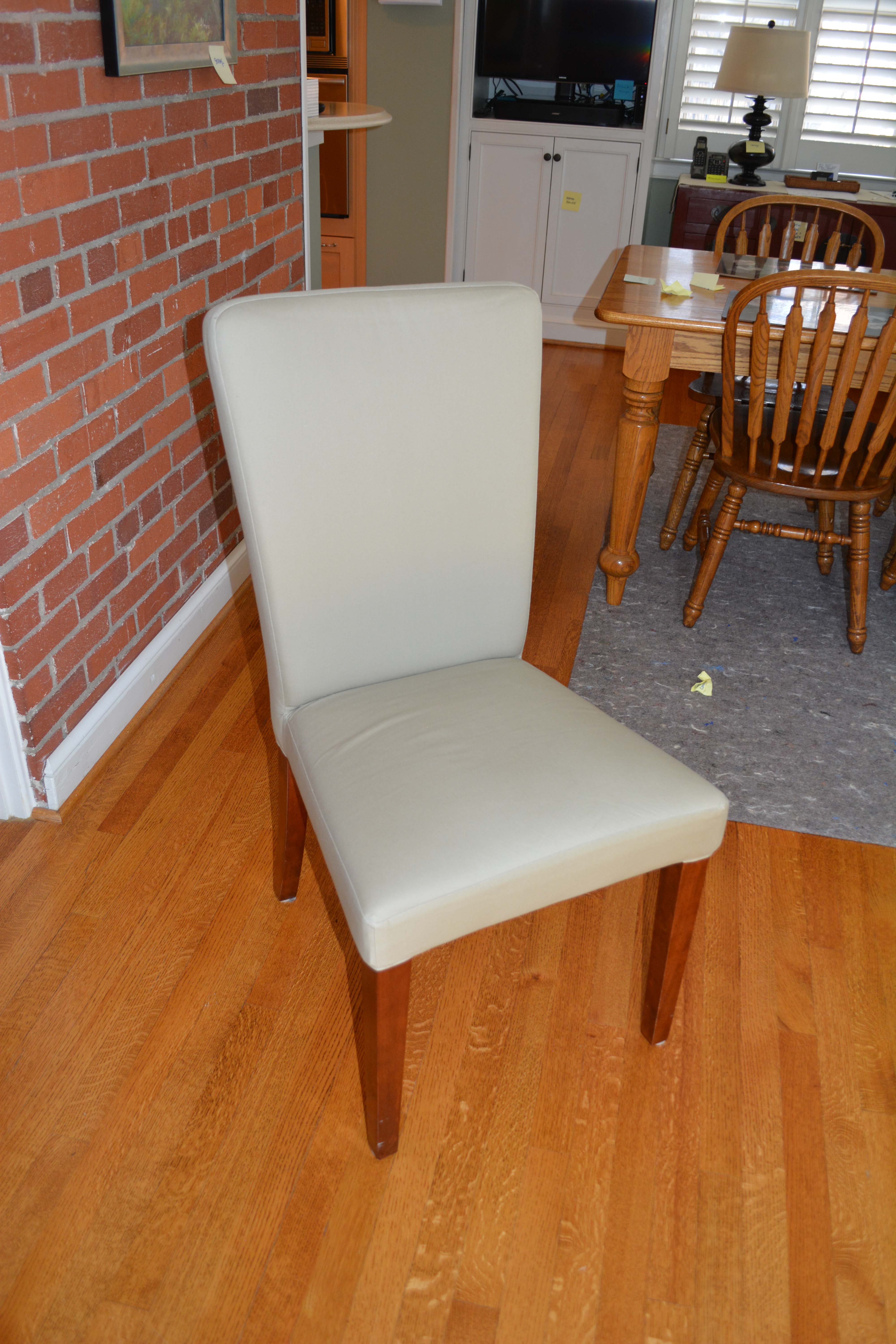 Queen Anne Style Cherry Desk with Pottery Barn Chair