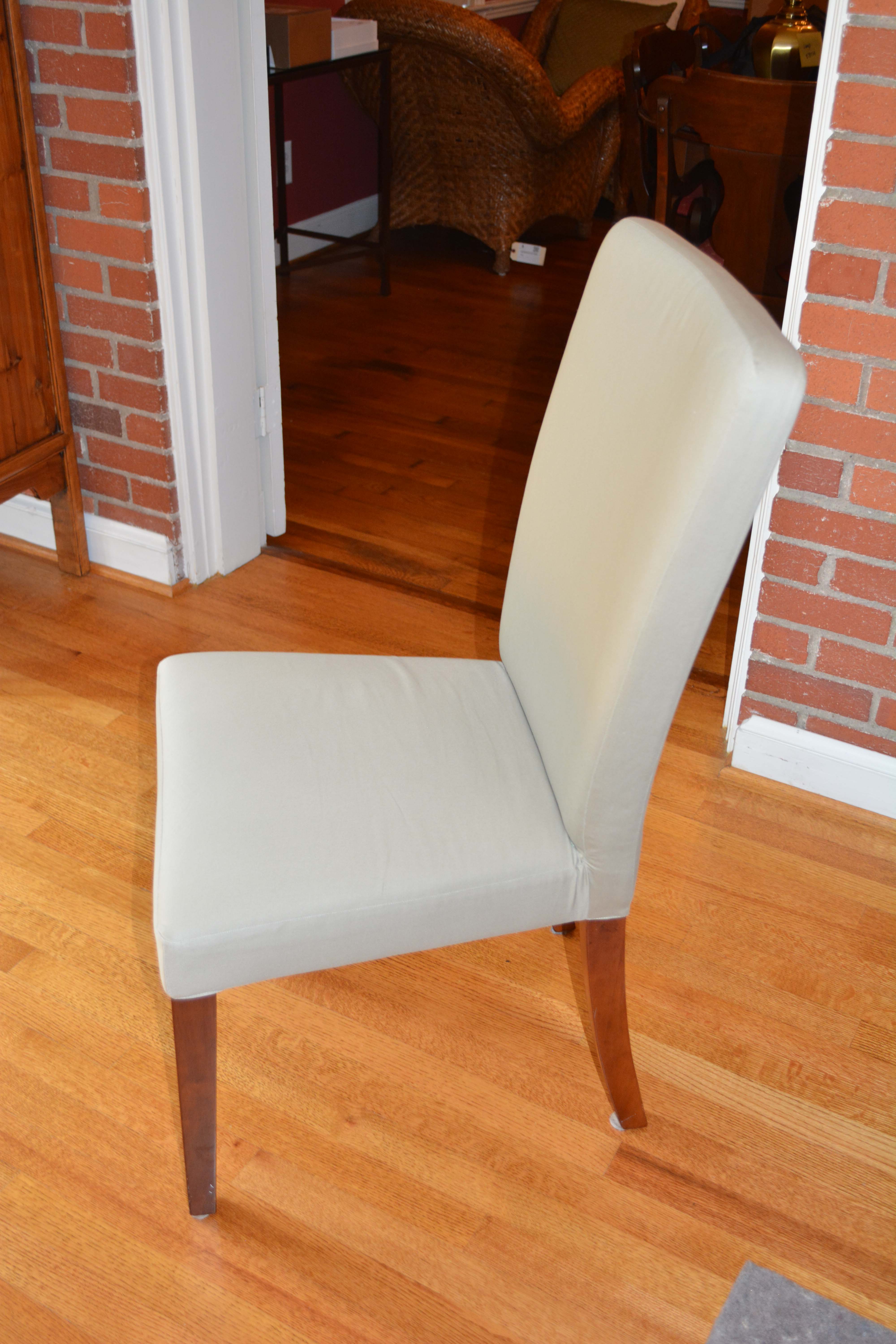 Queen Anne Style Cherry Desk with Pottery Barn Chair
