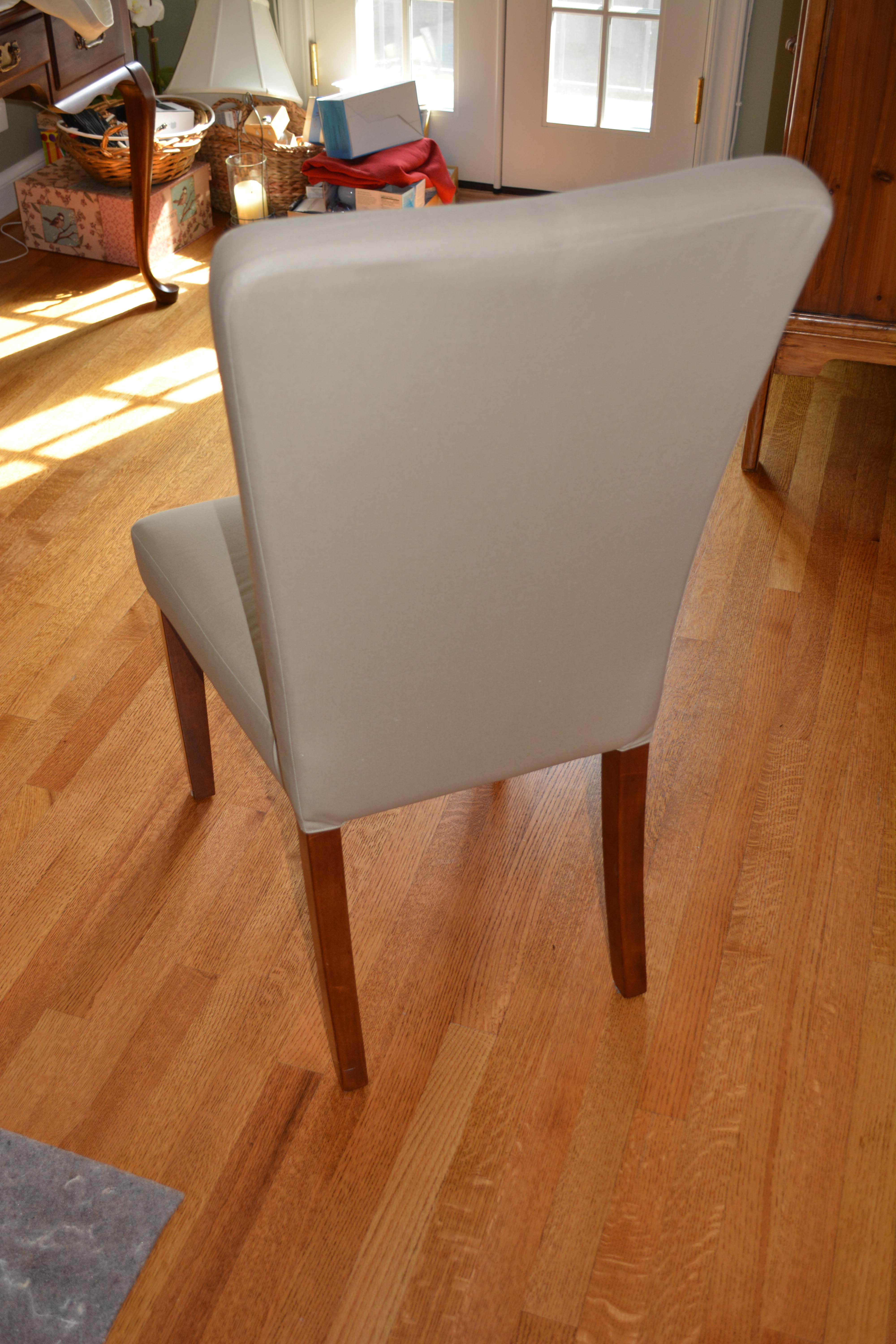 Queen Anne Style Cherry Desk with Pottery Barn Chair