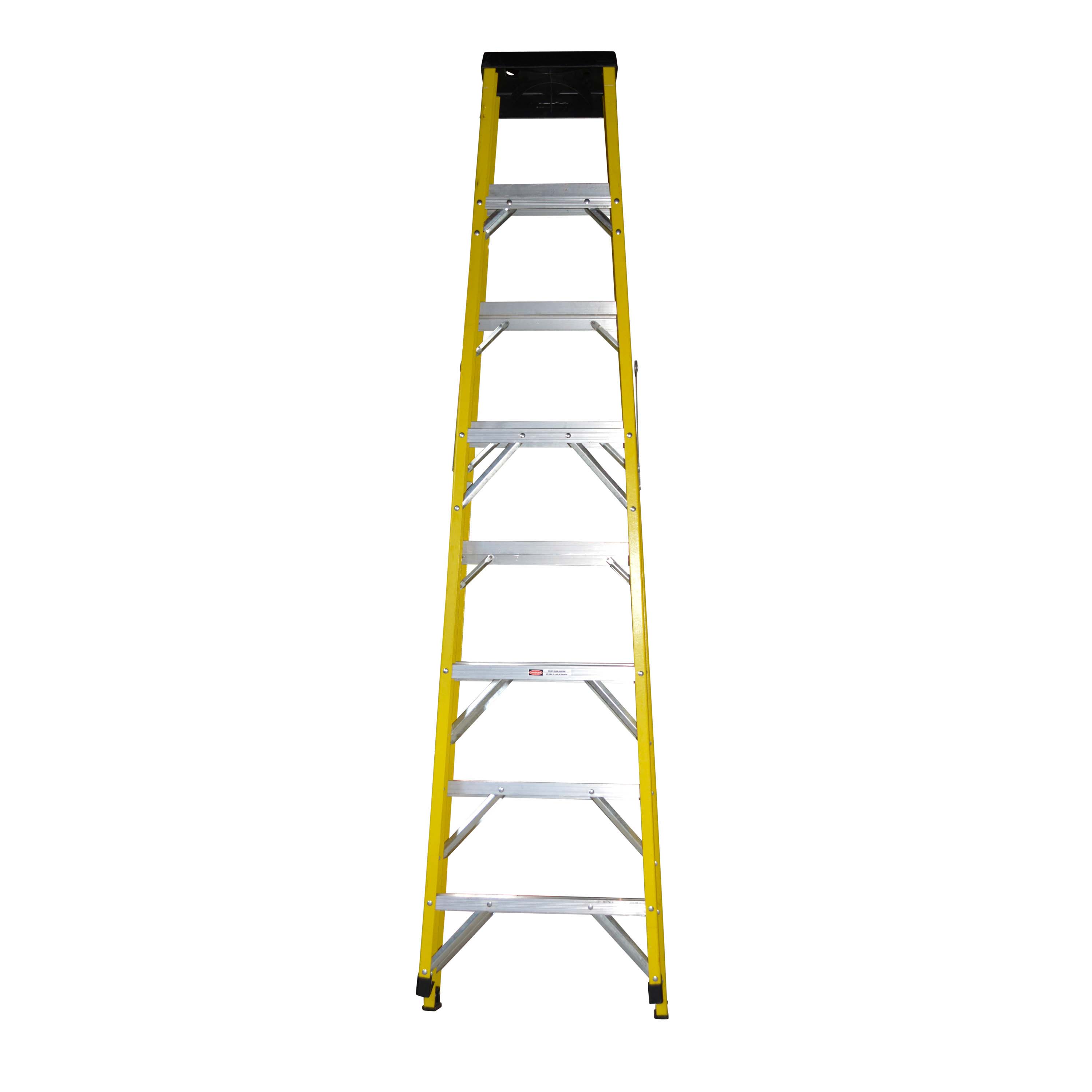Husky Brand Yellow and Silver Tone Ladder