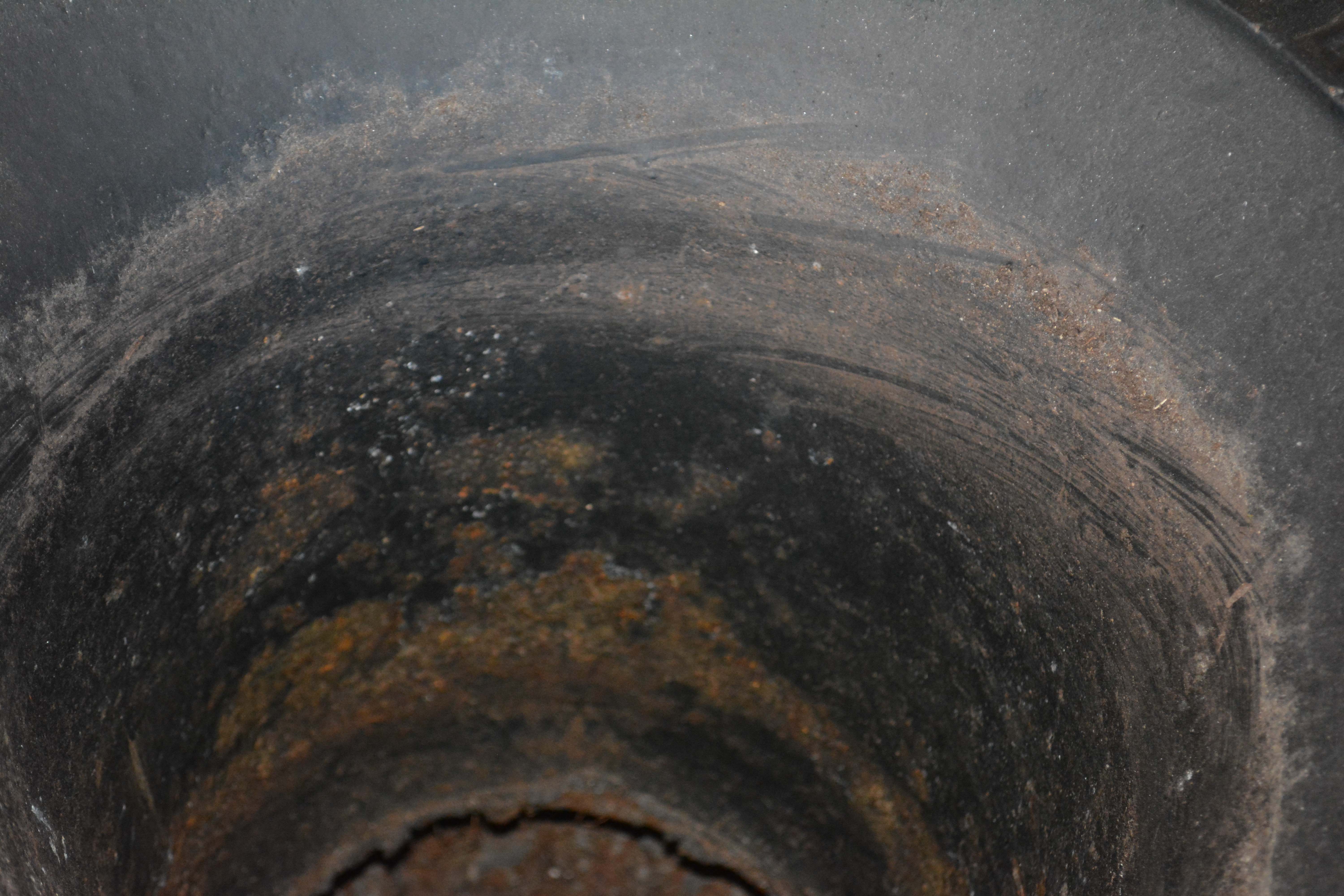 Cast Iron Urn Planter and Wire Metal Planter