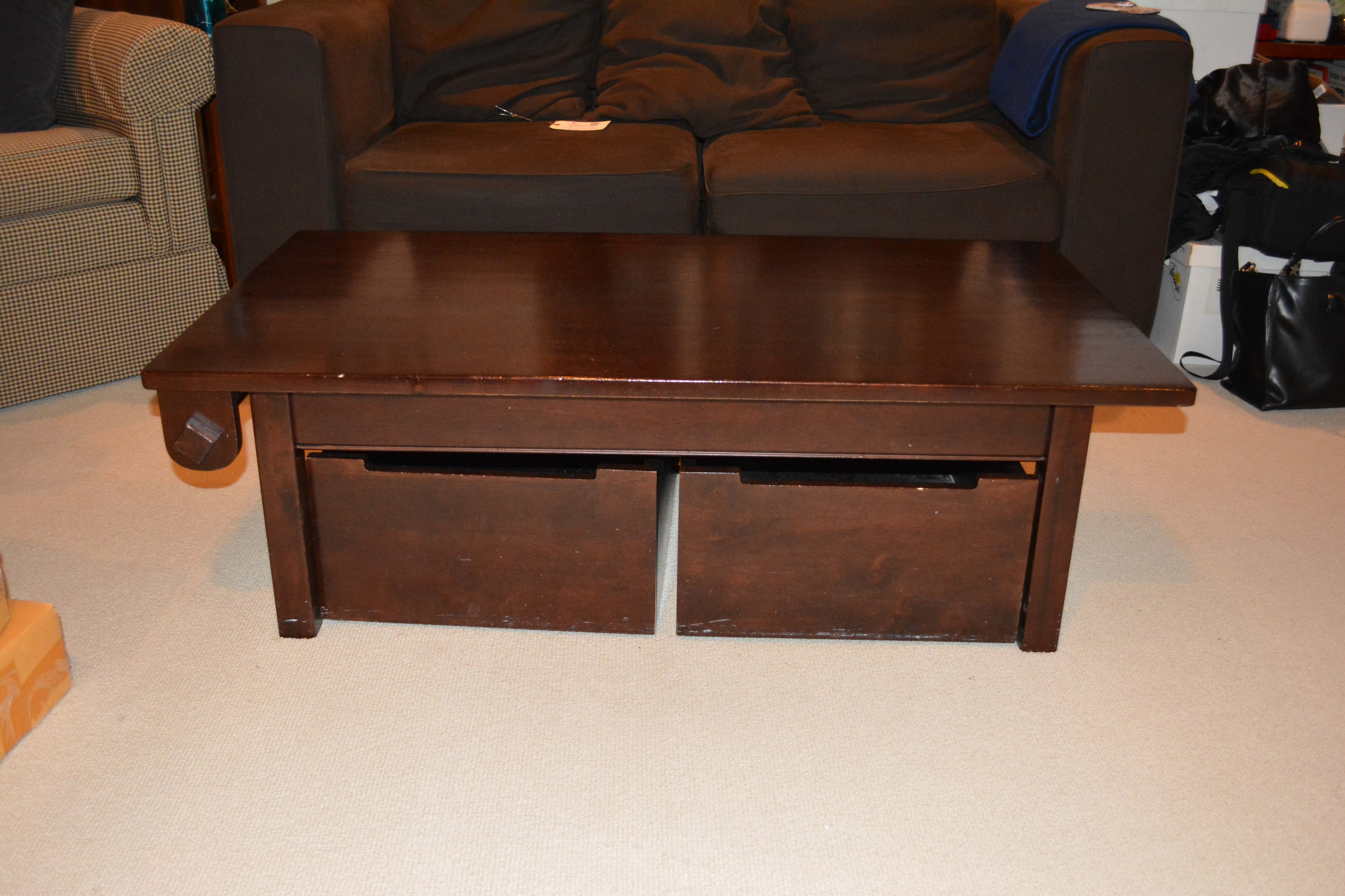 The Land of Nod Activity Table with Storage Bins and Extra Legs