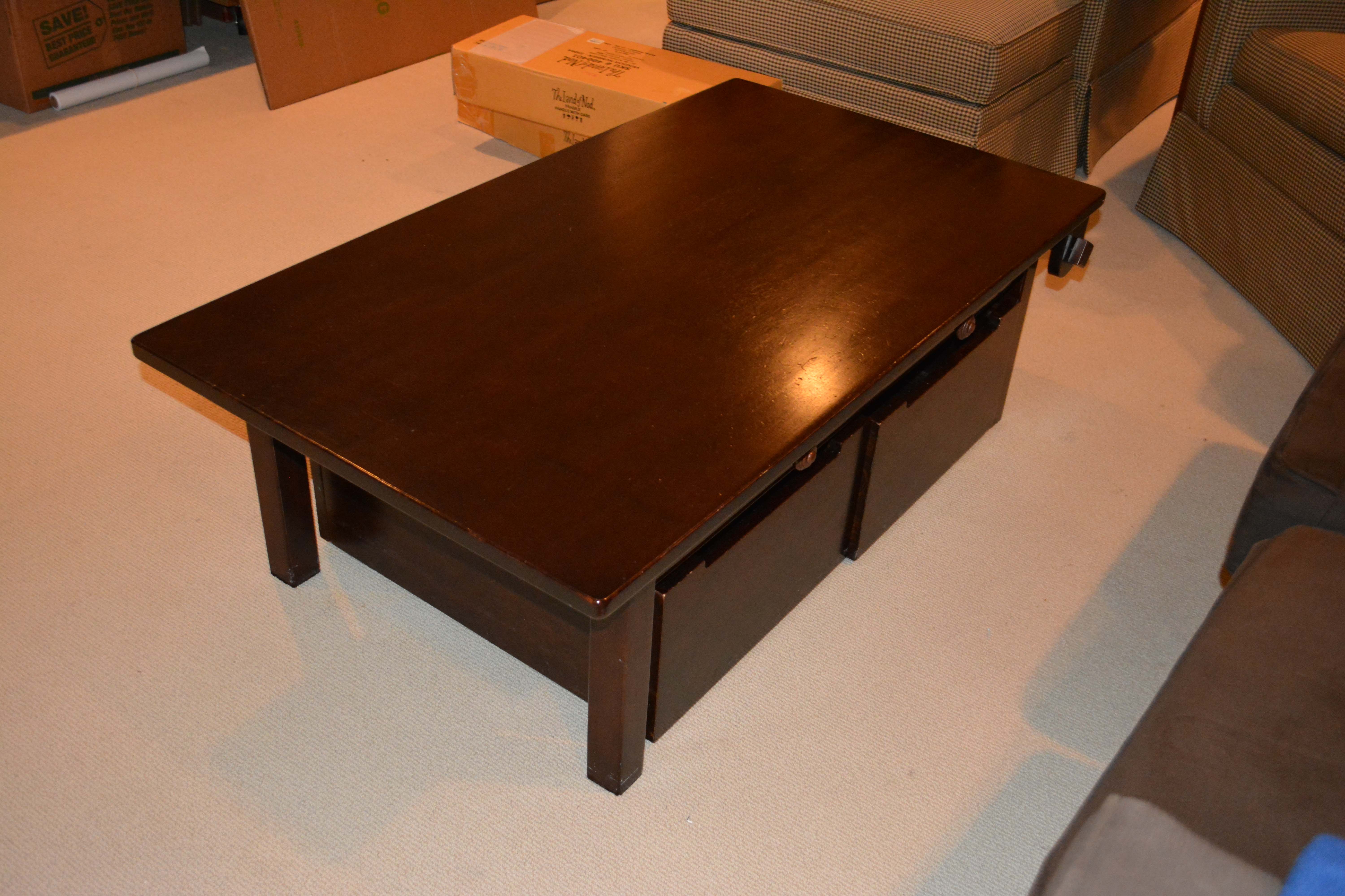 The Land of Nod Activity Table with Storage Bins and Extra Legs