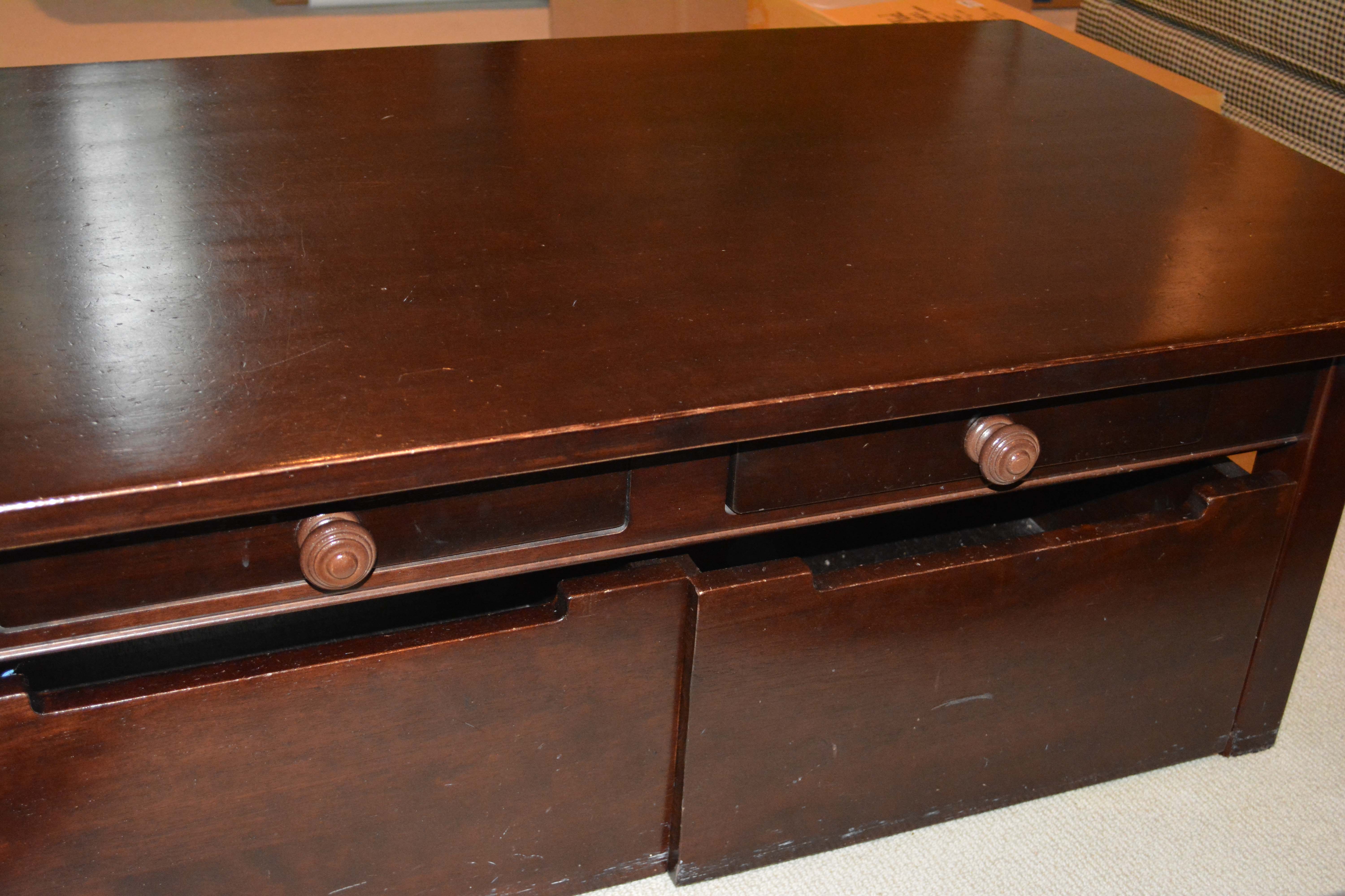 The Land of Nod Activity Table with Storage Bins and Extra Legs