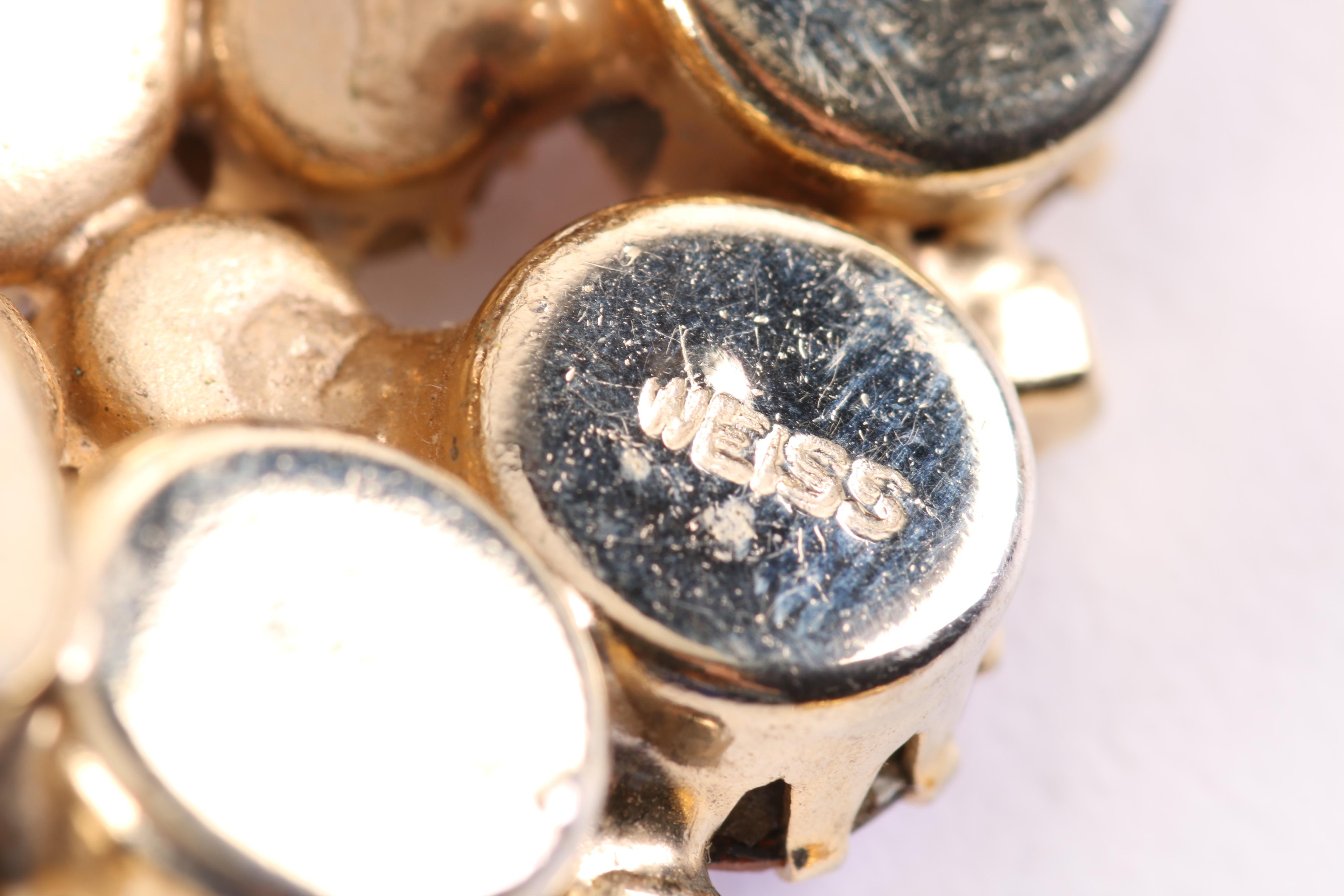 Assortment of Jewelry Including Imitation Pearl, Roger Michael Ltd, and Weiss