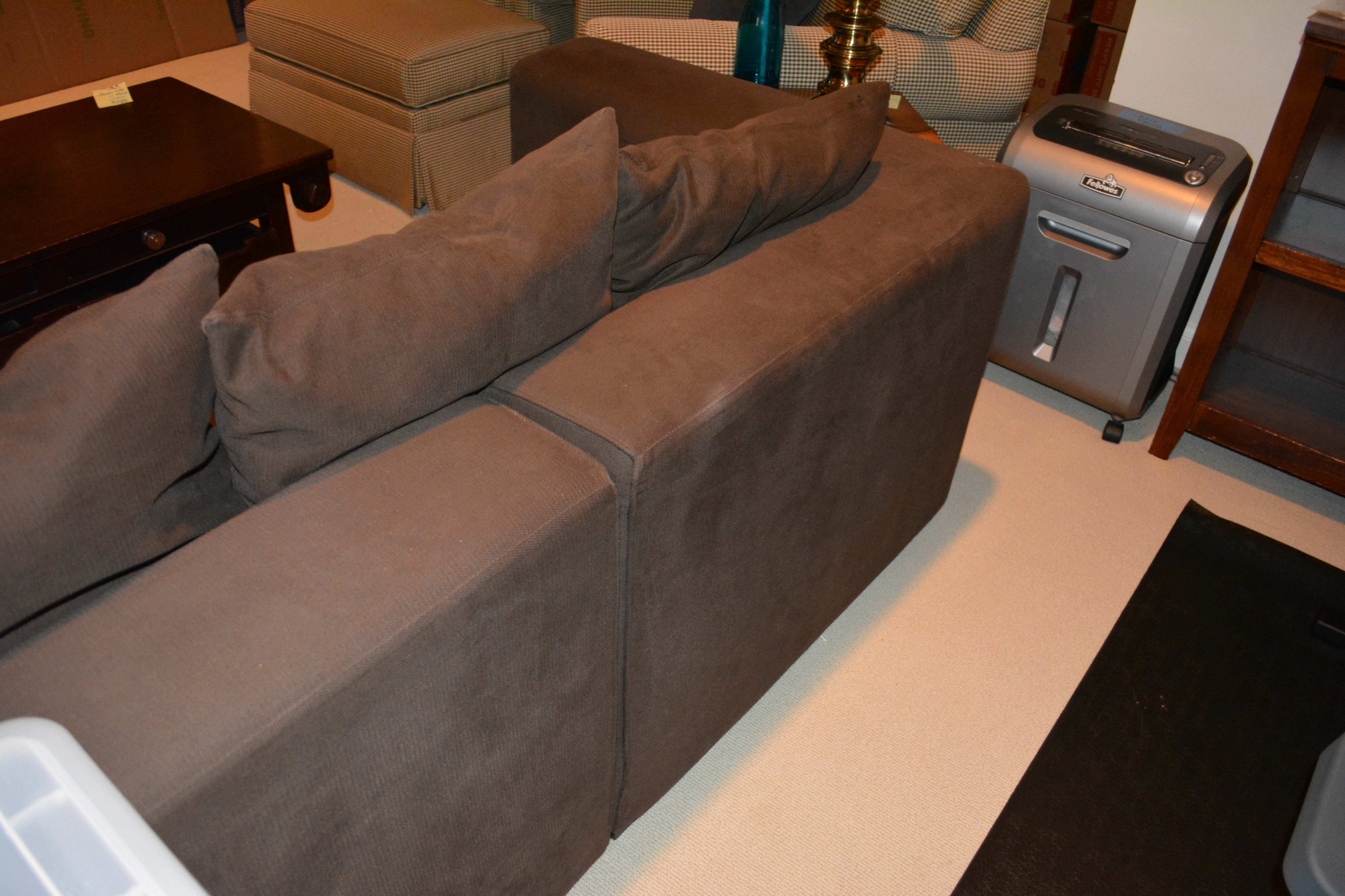 Brown West Elm Modular Sofa