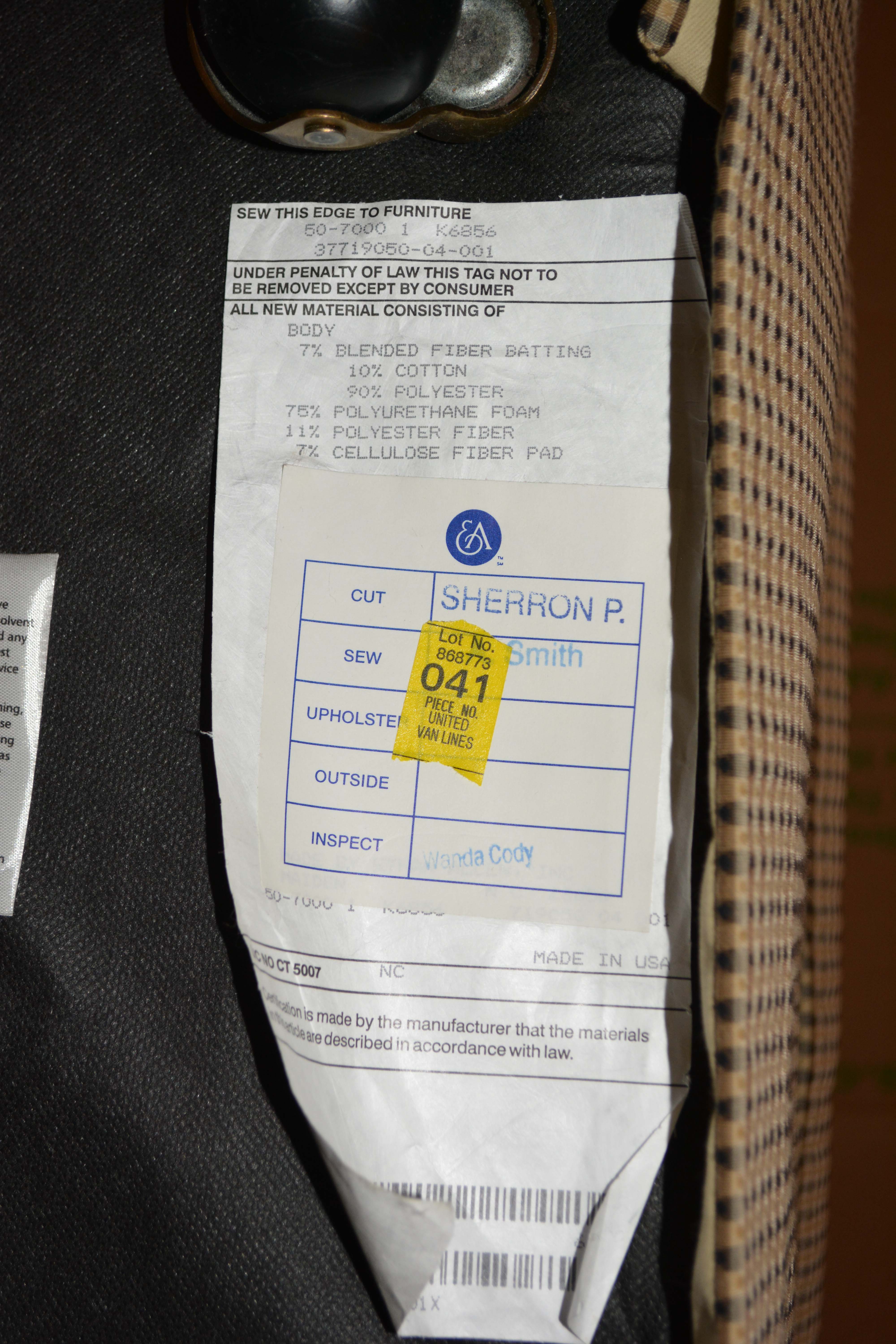 Pair of Ethan Allen Armchairs and Ottoman