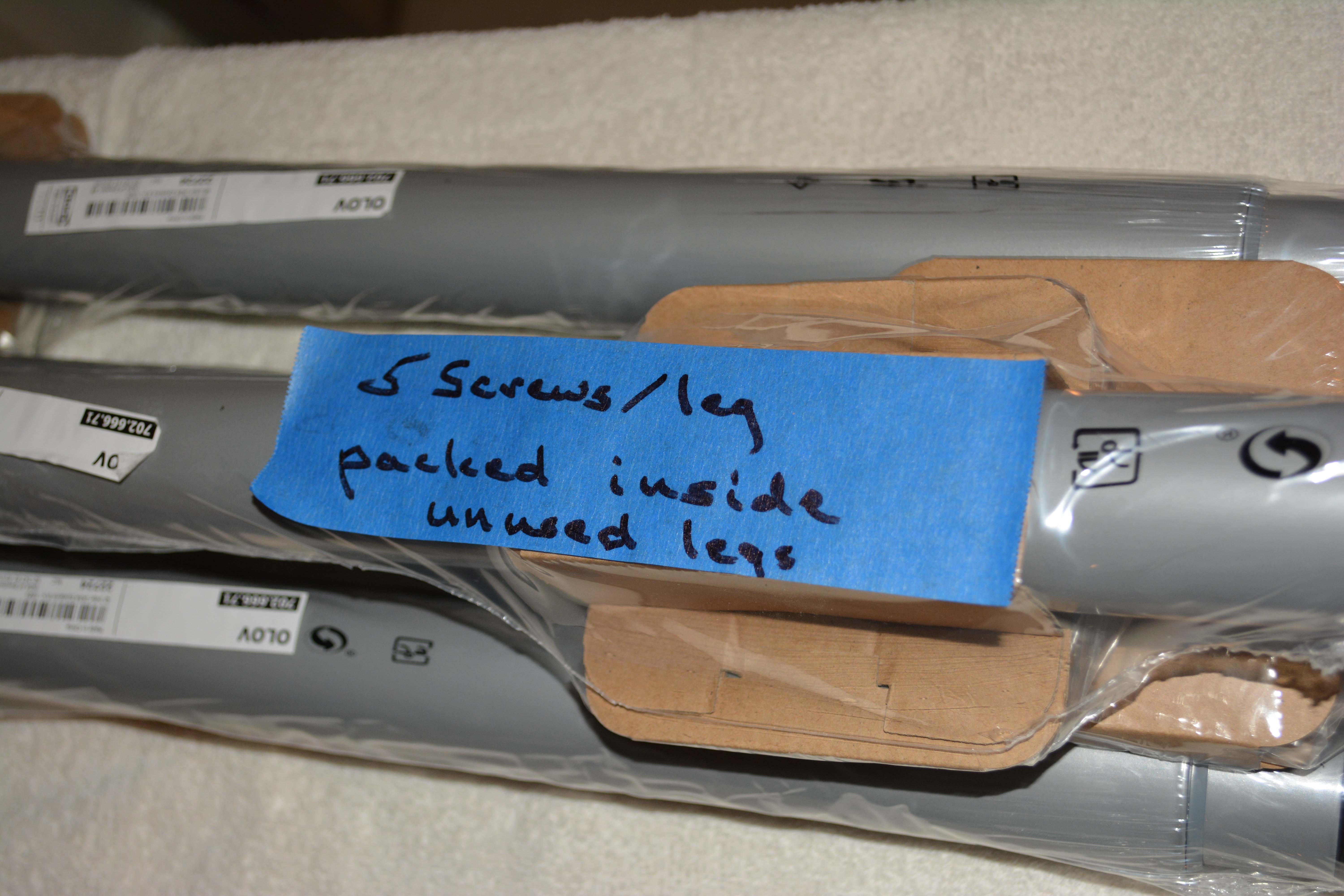 7 IKEA "Linnmon" Tables