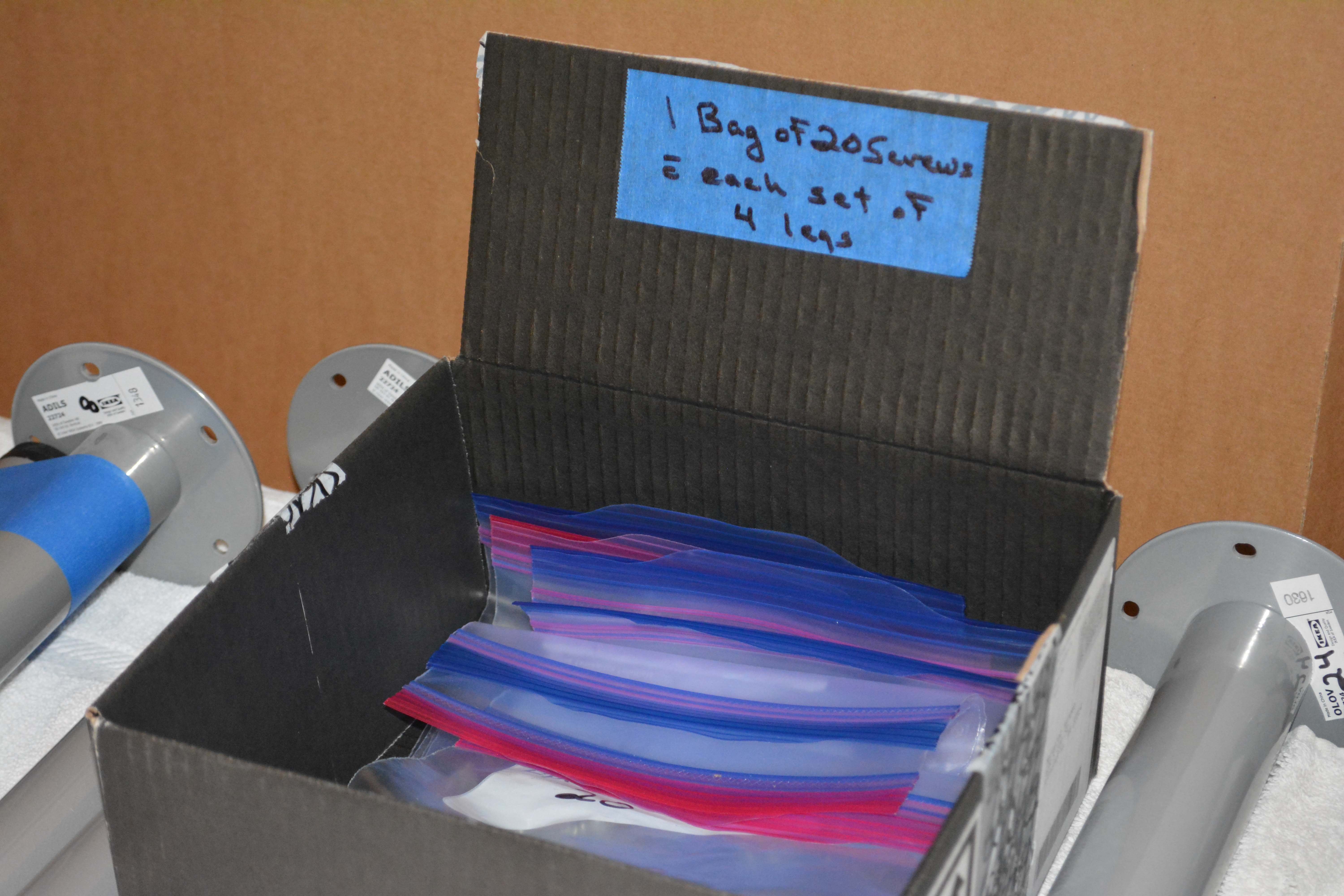 7 IKEA "Linnmon" Tables