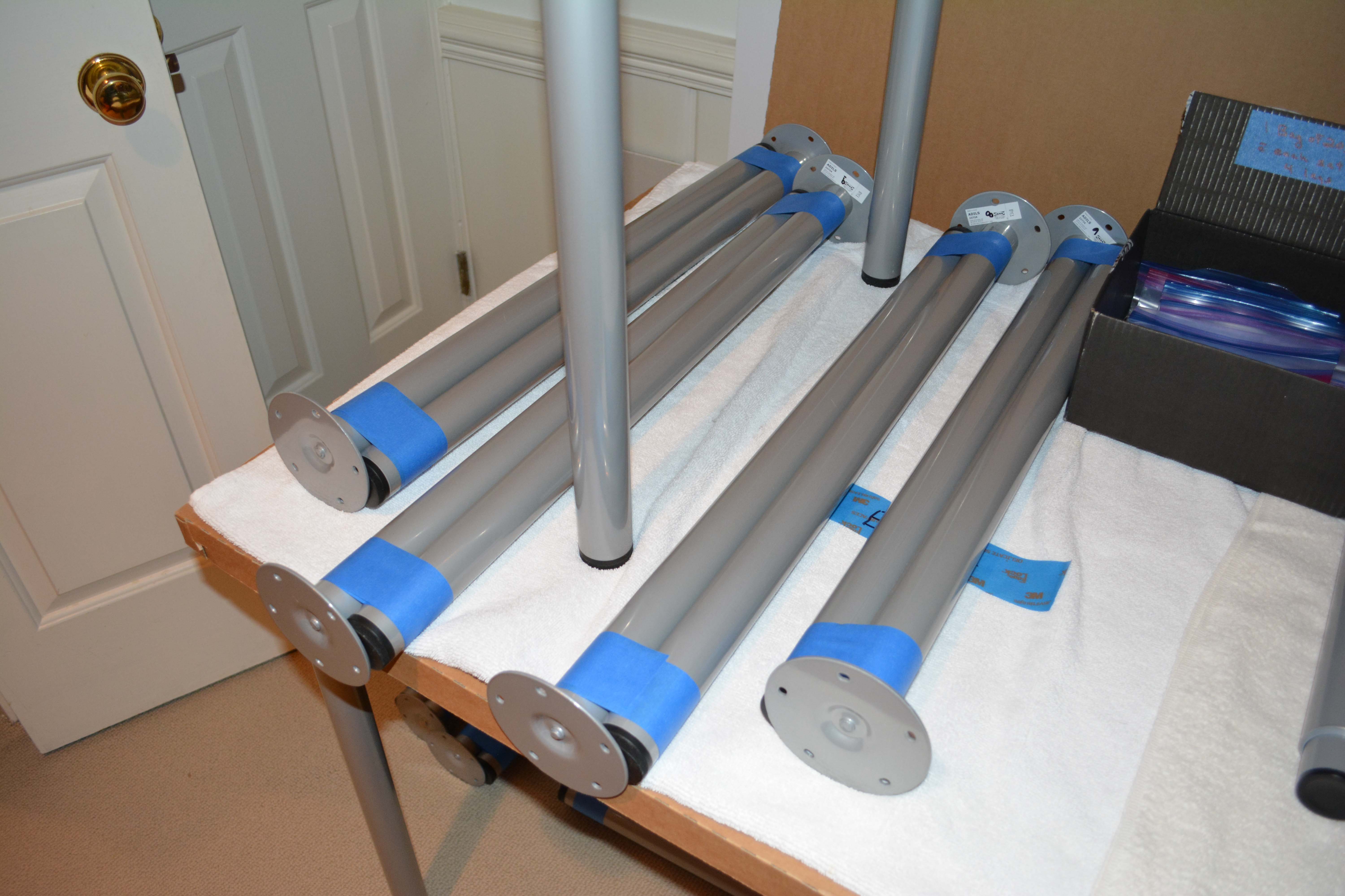 7 IKEA "Linnmon" Tables