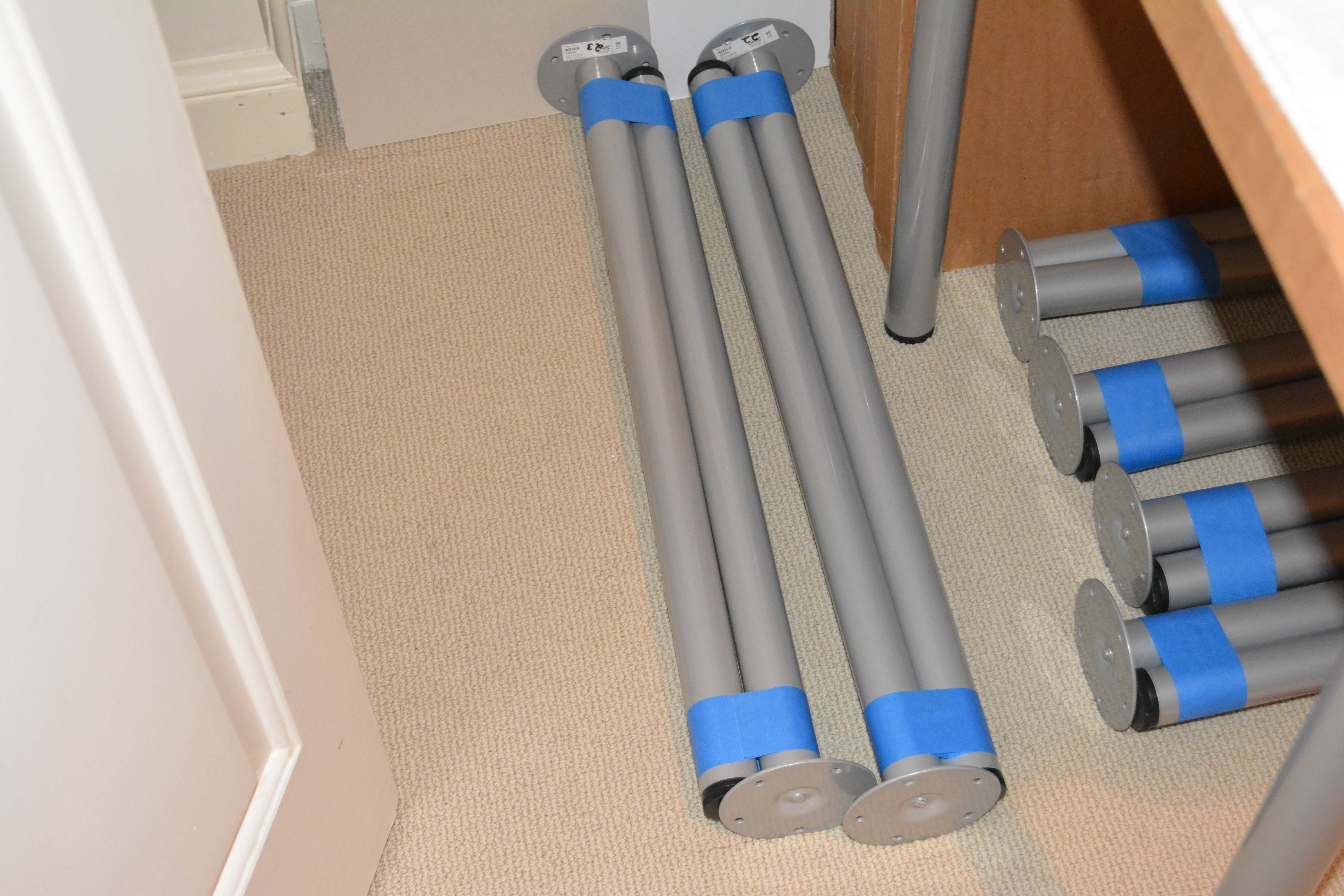 7 IKEA "Linnmon" Tables