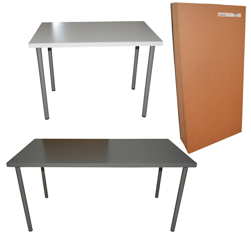 7 IKEA "Linnmon" Tables